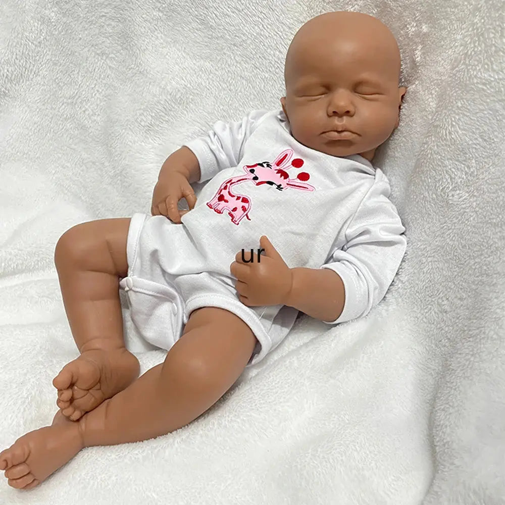 20" Platinum Solid Silicone Newborn Baby Boy/Girl LouLou Floppy Handmade Washable Reborn Doll 6.8lb Kids Toy Birthday Gift lifelikesiliconereborns.com