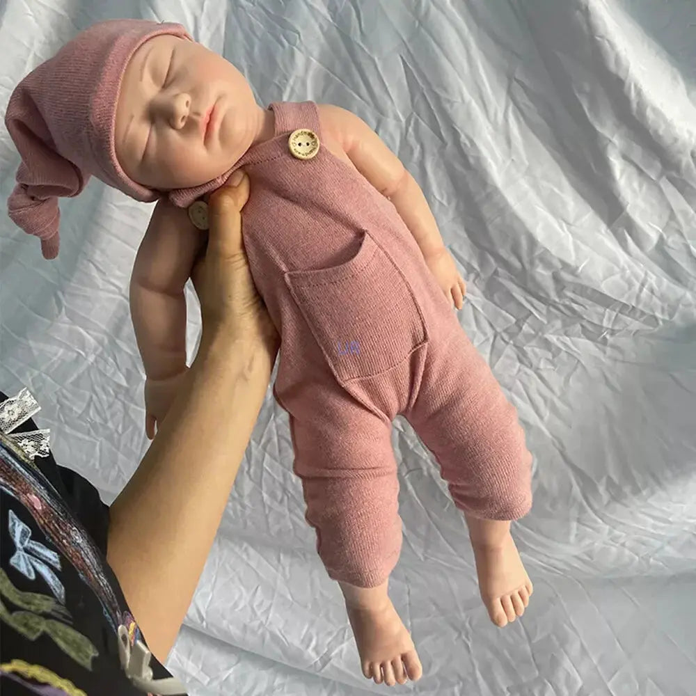 22 Inch Huge Silicone Reborn Baby Lifelike Big Size 4Kg Newborn Girl Doll With Birth Marks Unpainted Diy Toy Collectibles lifelikesiliconereborns.com