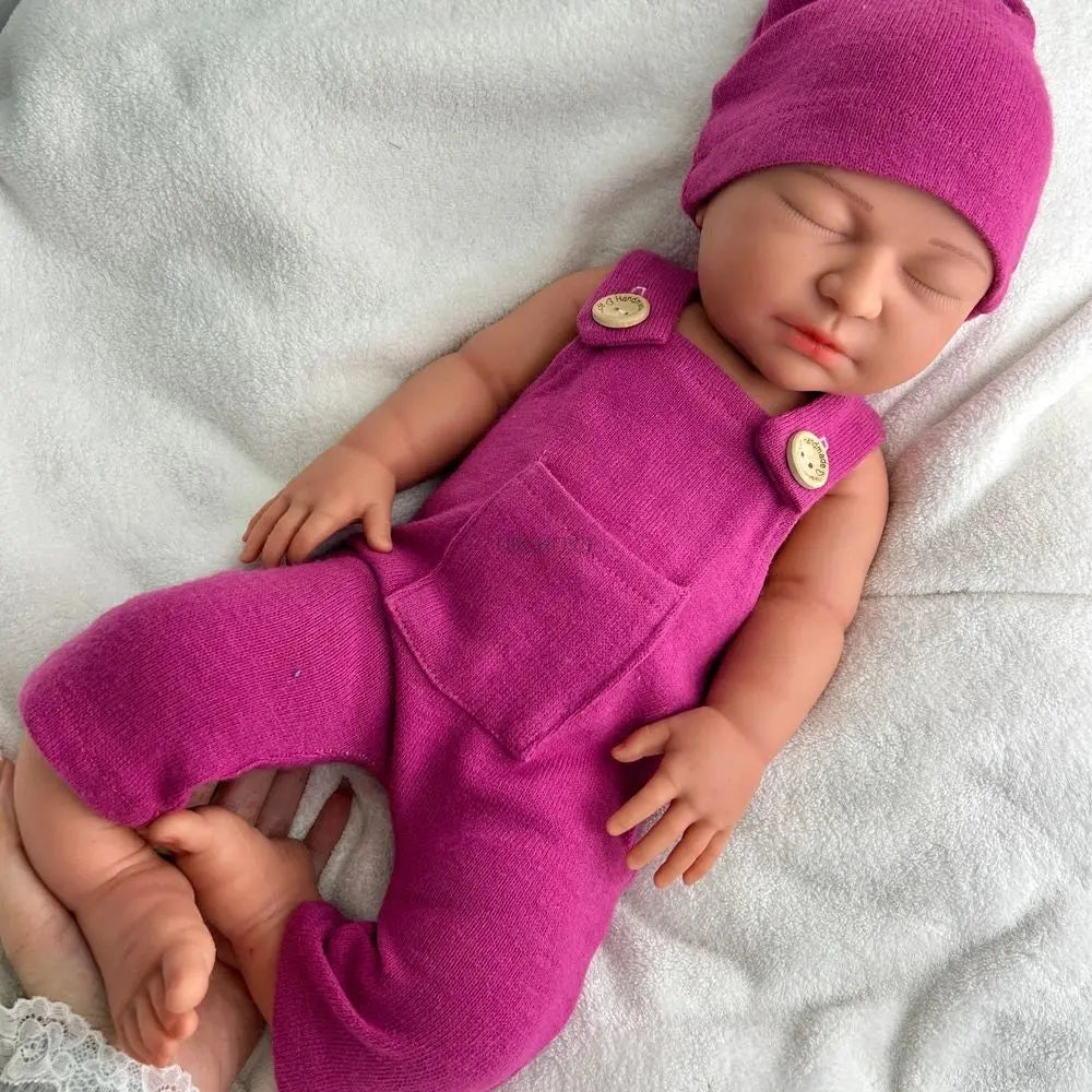 22Inch Floppy Newborn Girl Weighted Silicone Reborn Baby Doll Lifelike Details for Emotional Healing Christmas Gift Kids Toy lifelikesiliconereborns.com