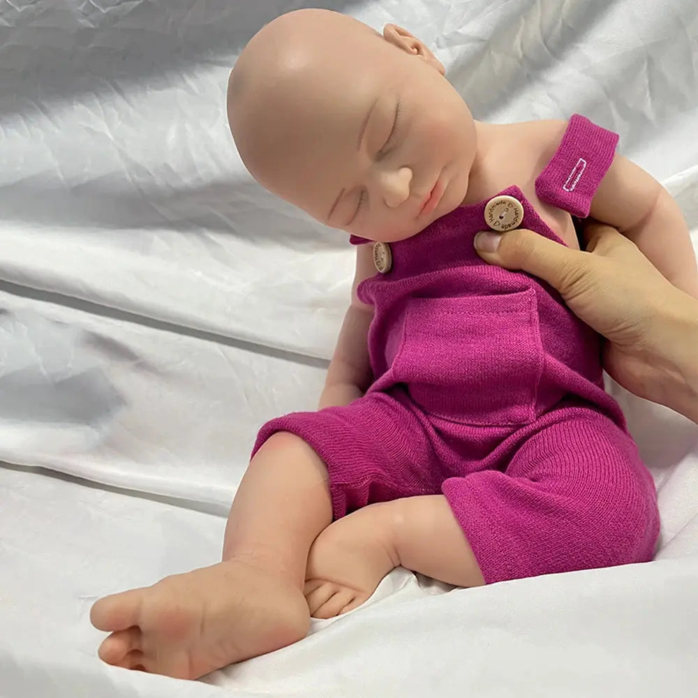 22Inch Full Body Silicone Reborn Doll Super Soft Handmade Flexible Newborn Girl Cuddle Baby  Waterptoof Collector Christmas Gift lifelikesiliconereborns.com