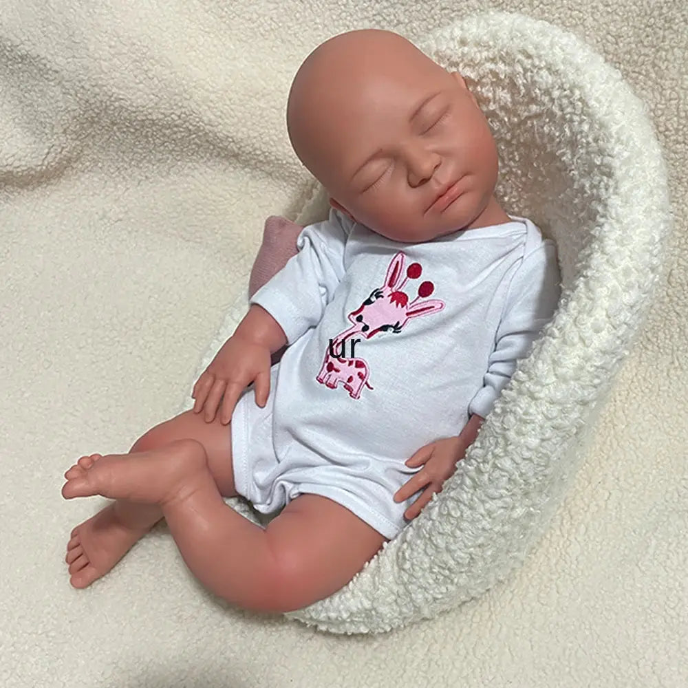 22Inch Full Body Silicone Reborn Doll Super Soft Handmade Flexible Newborn Girl Cuddle Baby  Waterptoof Collector Christmas Gift lifelikesiliconereborns.com