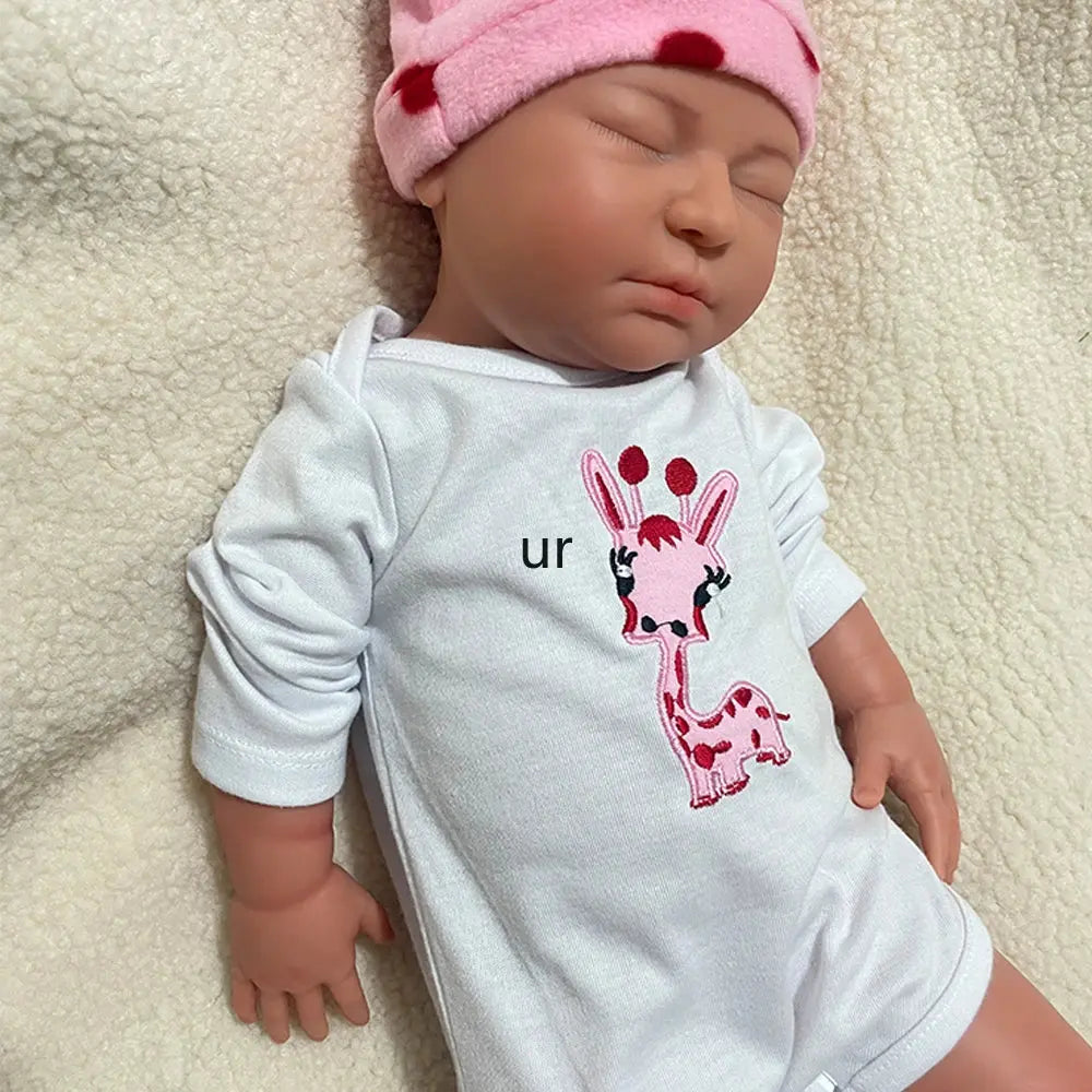 22Inch Full Body Silicone Reborn Doll Super Soft Handmade Flexible Newborn Girl Cuddle Baby  Waterptoof Collector Christmas Gift lifelikesiliconereborns.com