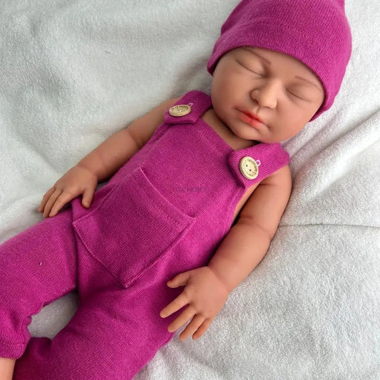 22Inch Soft Silicone Reborn Baby Girl Waterproof Handmade Doll Lifelike Realistic Baby Toy For Kids Collectors Birthday Gift lifelikesiliconereborns.com