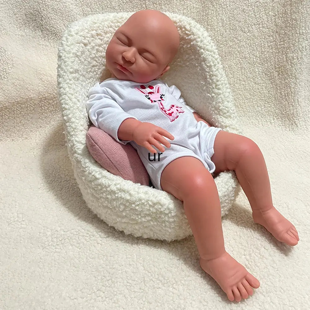 22" Full Soft Silicone Reborn Doll Washable Painted Visible Veins Flexible Newborn Baby Girl Birthday Gift Collection lifelikesiliconereborns.com