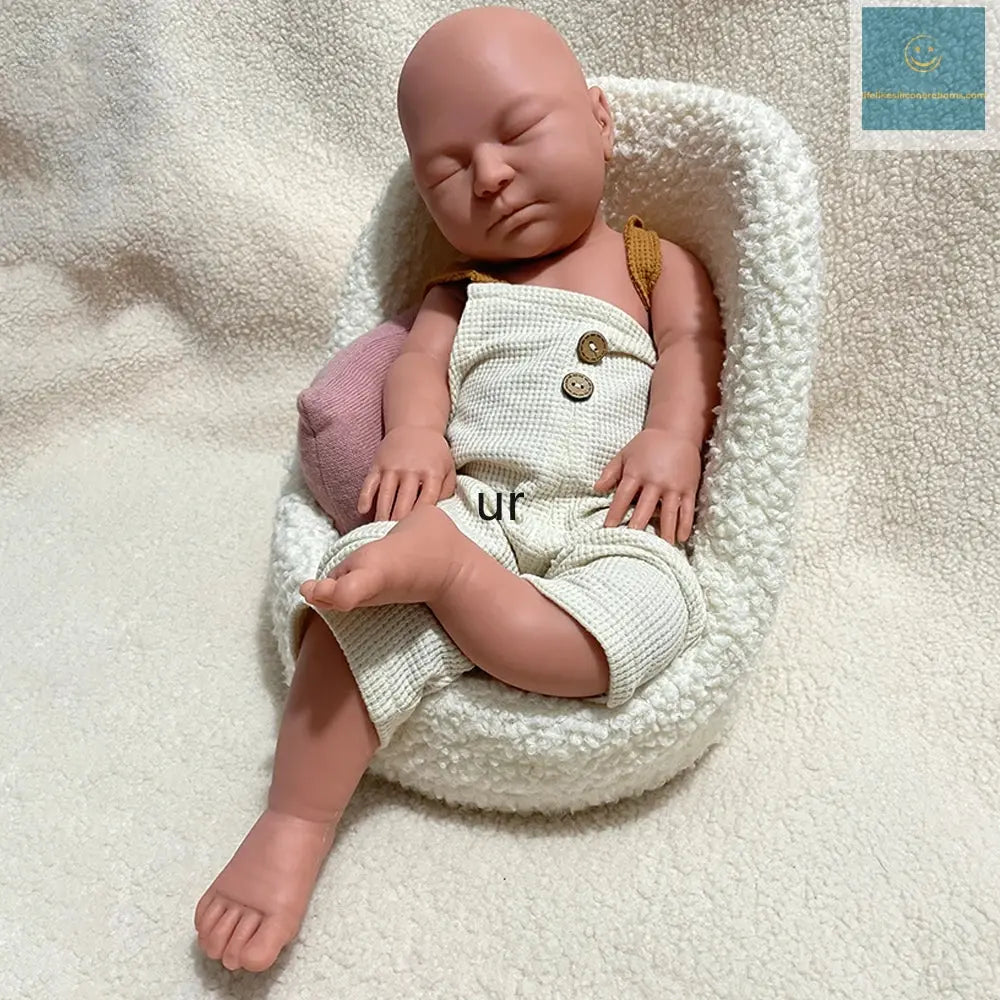 22" Weighted Black Reborn Doll Soft Full Silicone for Painter Handmade Flexible African Newborn Baby Girl Xmas Gift Collection lifelikesiliconereborns.com