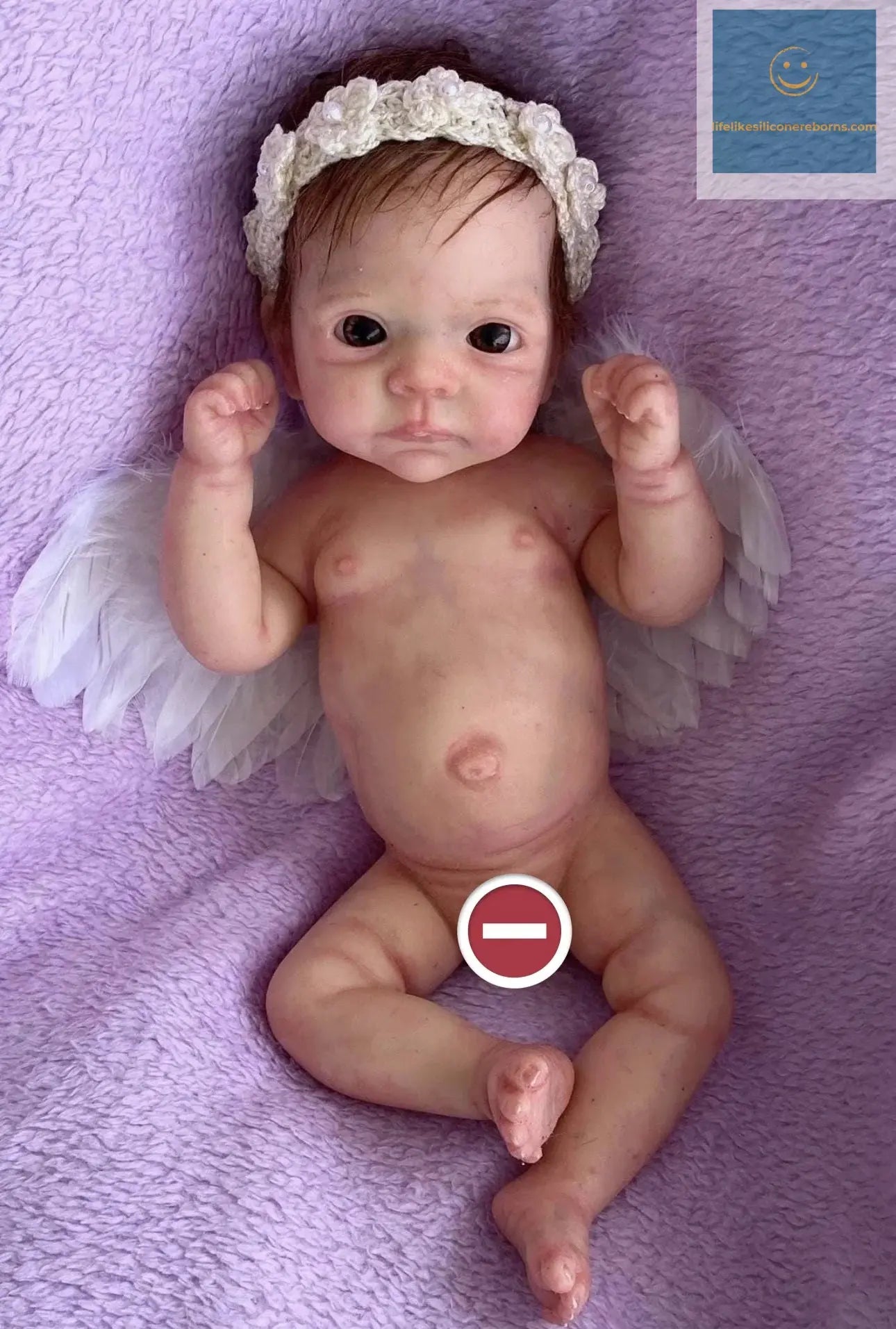 26cm Waterproof Full Body Silicone Reborn Baby Girl With Rooted Hair Handmade Painted Skin Bebe Reborn reales para niñas lifelikesiliconereborns.com