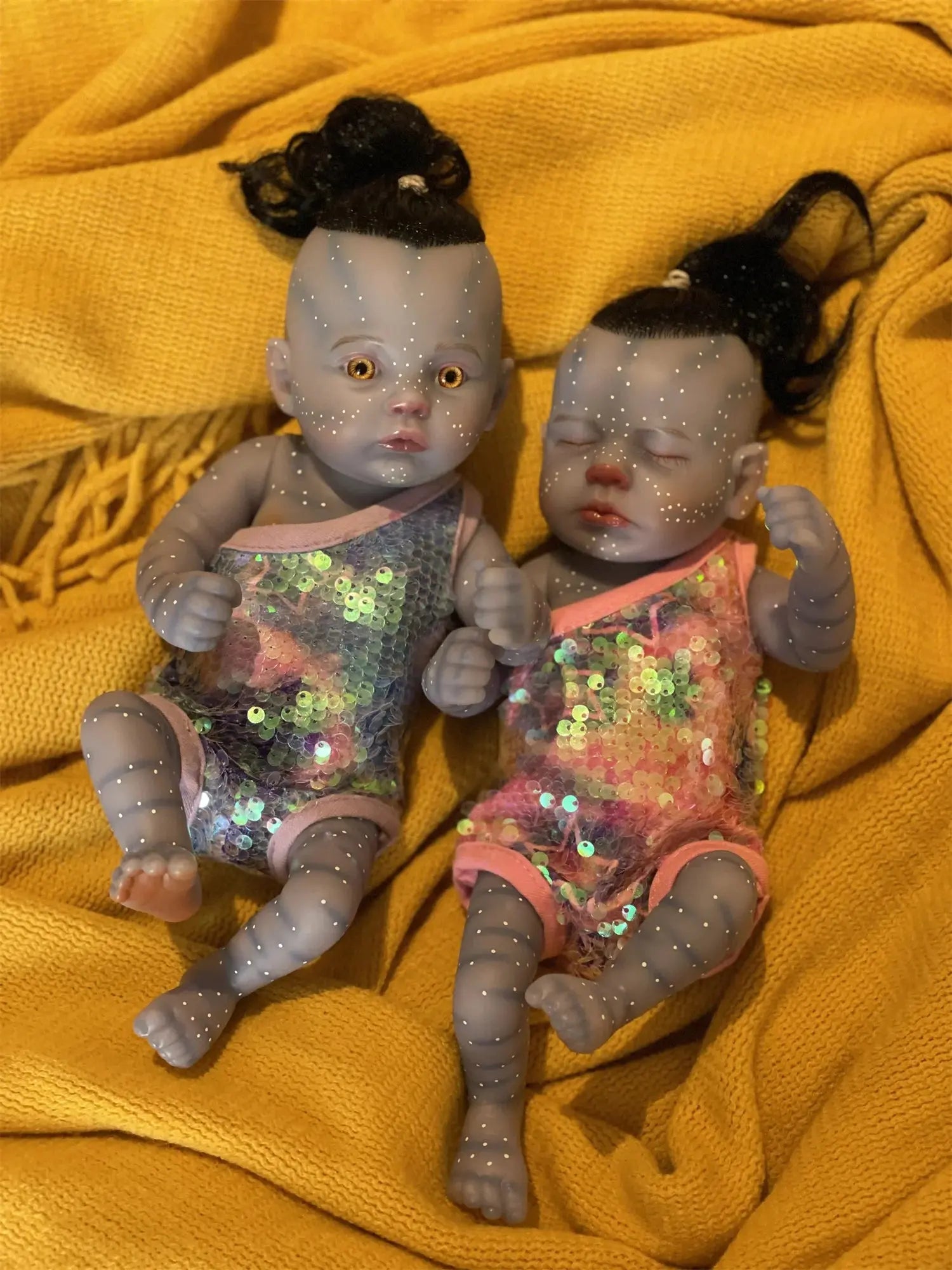 28cm Newest Waterproof Full Body Vinyl Bebe Reborn Girls With Rooted Hair Paint Skin Soft Touch Lifelike Art Bebe Reborn Doll lifelikesiliconereborns.com