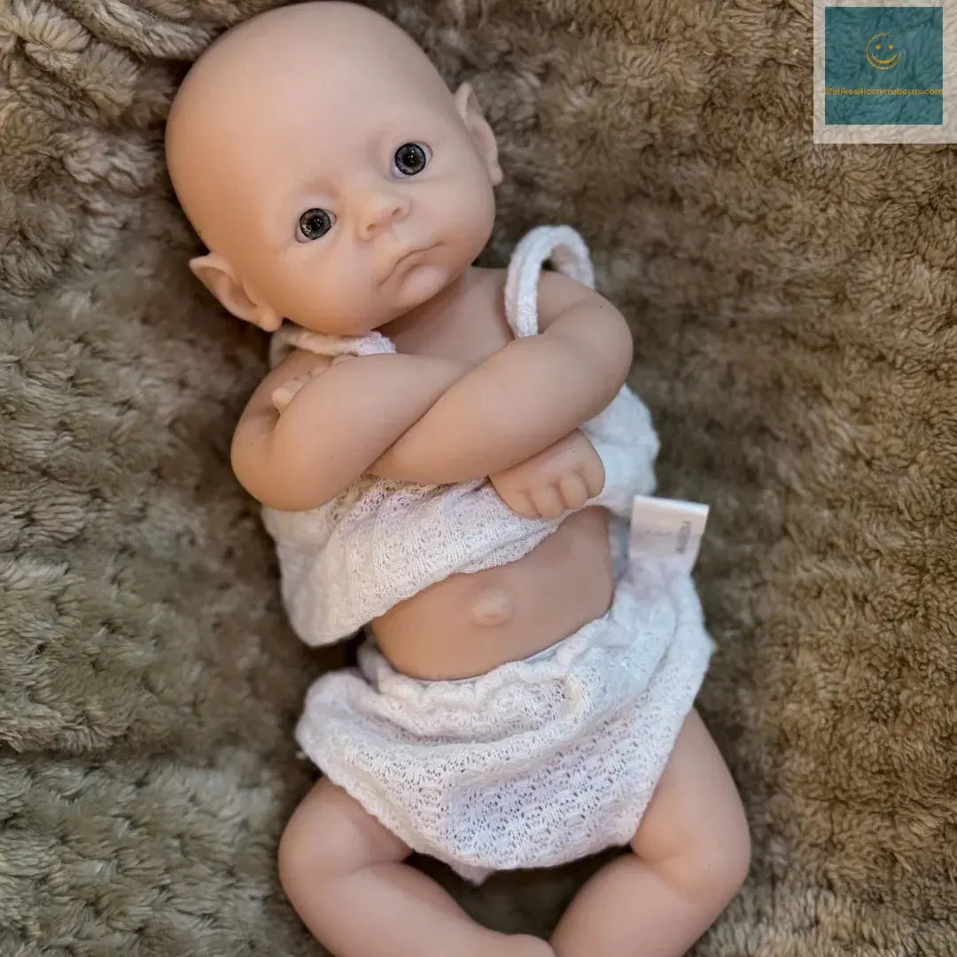 2Styles/10Inch Washable Full Body Silicone Bebe Reborn Girls With Unpaint Skin Reborn Doll LIifelike bebe reborn de silicona lifelikesiliconereborns.com