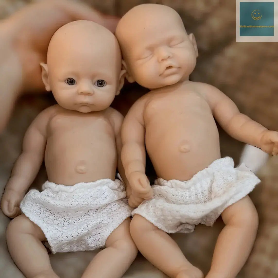 2Styles/10Inch Washable Full Body Silicone Bebe Reborn Girls With Unpaint Skin Reborn Doll LIifelike bebe reborn de silicona lifelikesiliconereborns.com