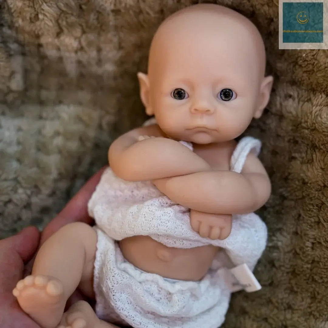 2Styles/10Inch Washable Full Body Silicone Bebe Reborn Girls With Unpaint Skin Reborn Doll LIifelike bebe reborn de silicona lifelikesiliconereborns.com
