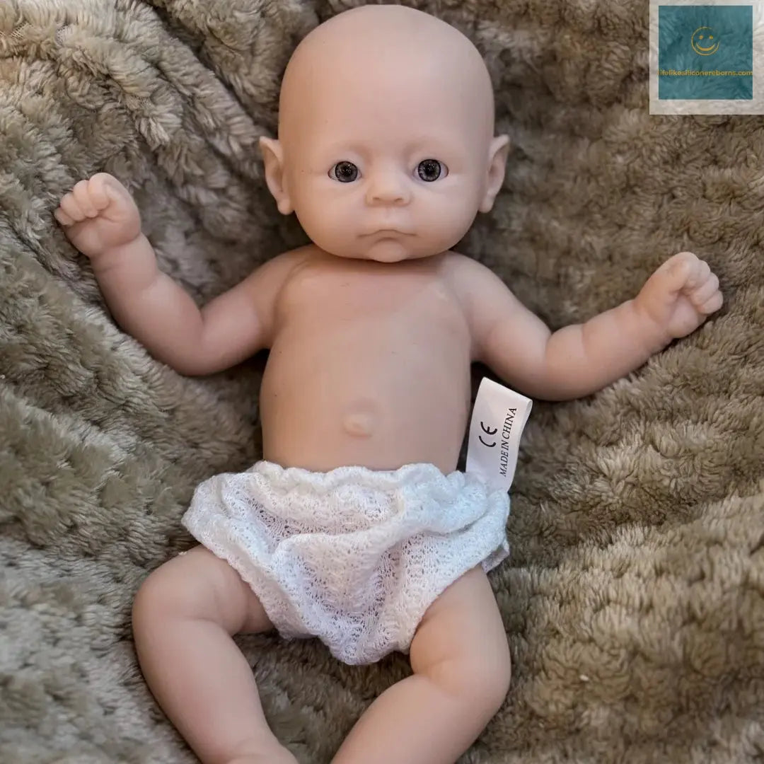 2Styles/10Inch Washable Full Body Silicone Bebe Reborn Girls With Unpaint Skin Reborn Doll LIifelike bebe reborn de silicona lifelikesiliconereborns.com