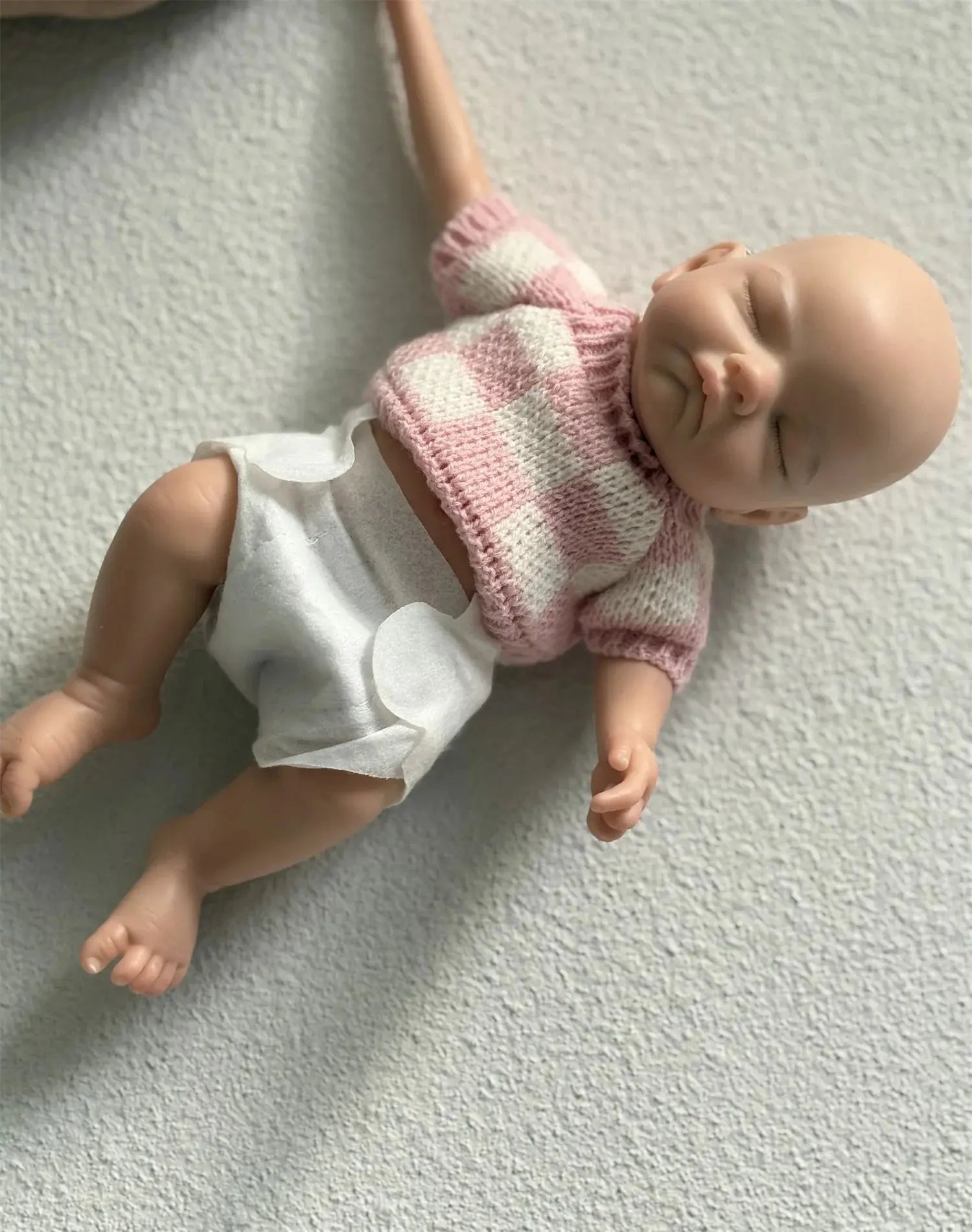 2Styles/26cm Waterproof Whole Body Silicone Bebe Reborn Girl With 3D Painted Skin Soft Touch Handmade Lifelike Newborn Girl Doll lifelikesiliconereborns.com