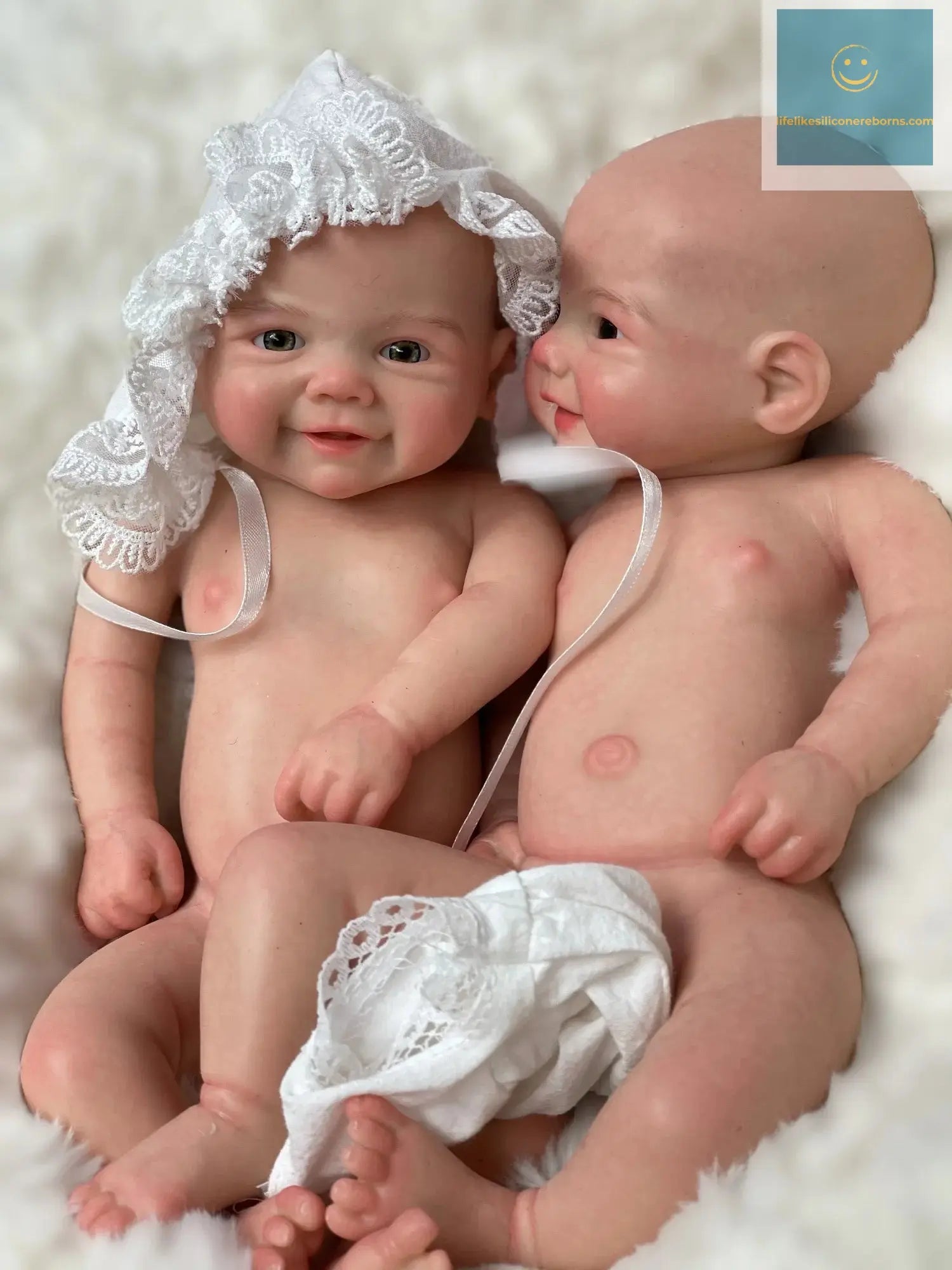 33cm Cuddly Vivienne Full Body Solid Silicone Reborn Baby Girl Visible Veins Handmade Soft Touch Silicone Newborn Doll lifelikesiliconereborns.com