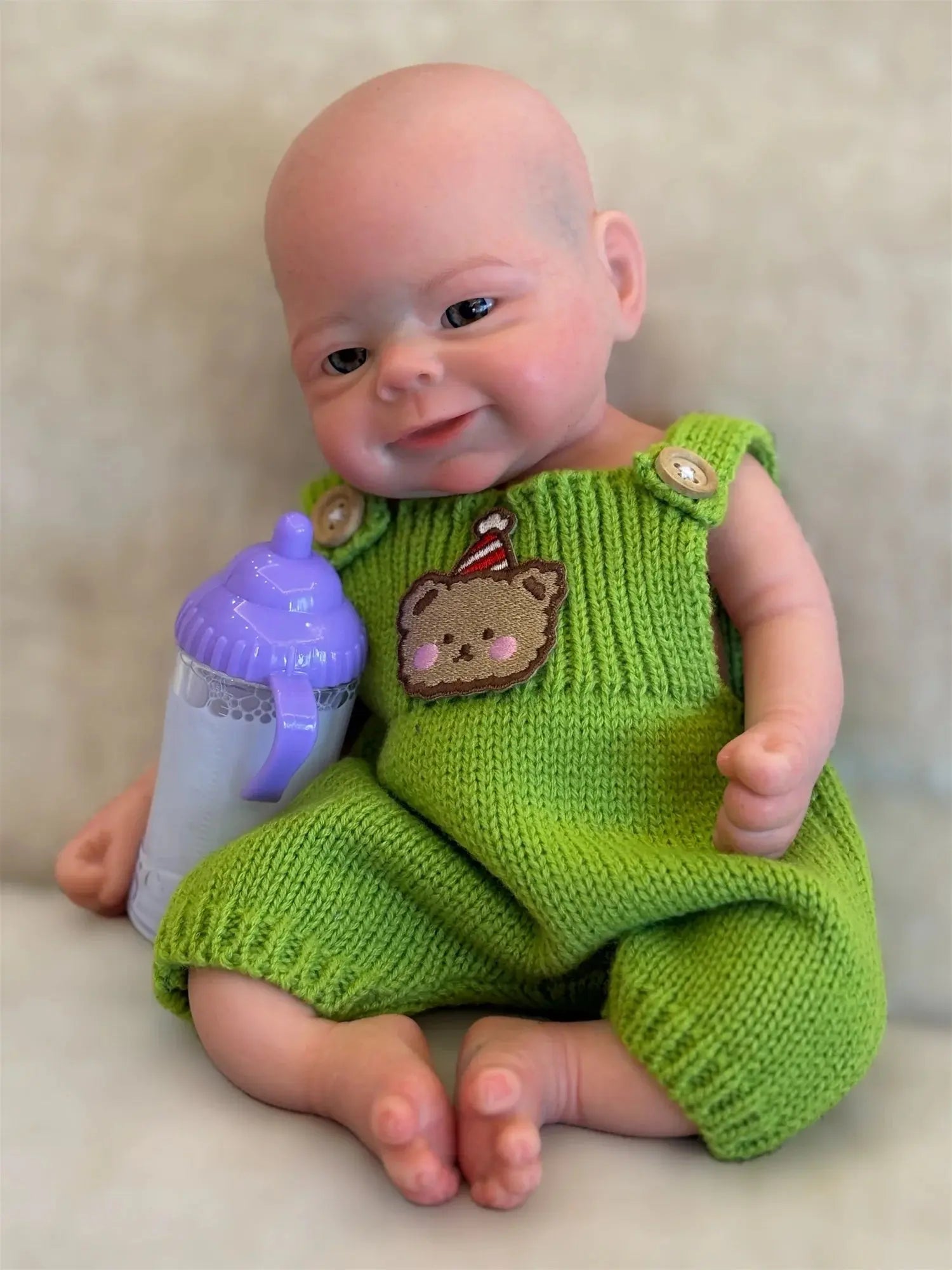 33cm Open Mouth Whole Body Silicone Bebe Reborn Boy and Girl 3D Painted Skin Soft Touch Lifelike Newborn Baby Dolls lifelikesiliconereborns.com