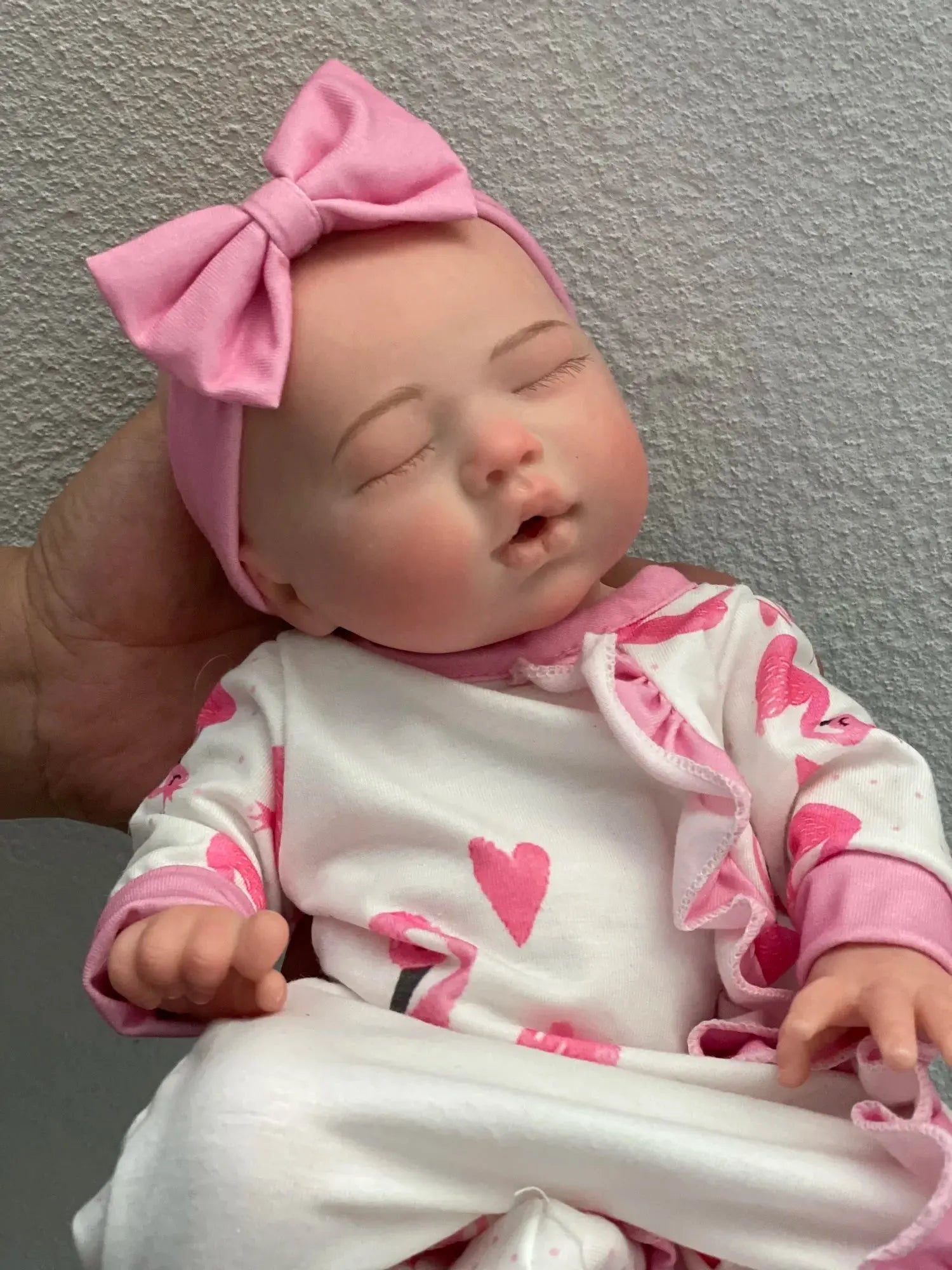 35cm Close Eyes Solid Silicone Bebe Reborn Girl Can Drink and Pee Newborn Baby Girl Waterproof Lifelike Muñeca Reborn Doll lifelikesiliconereborns.com