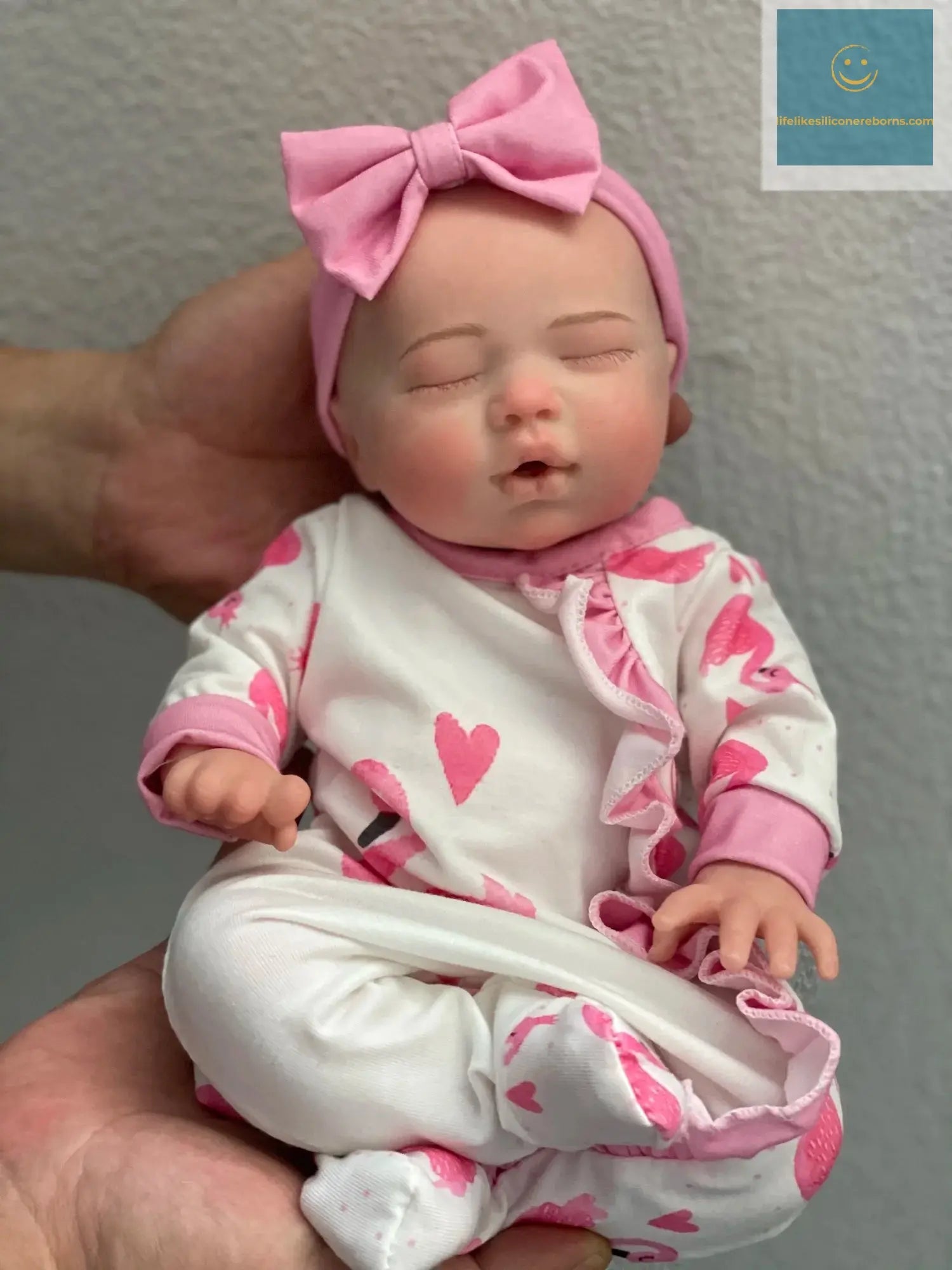 35cm Close Eyes Solid Silicone Bebe Reborn Girl Can Drink and Pee Newborn Baby Girl Waterproof Lifelike Muñeca Reborn Doll lifelikesiliconereborns.com