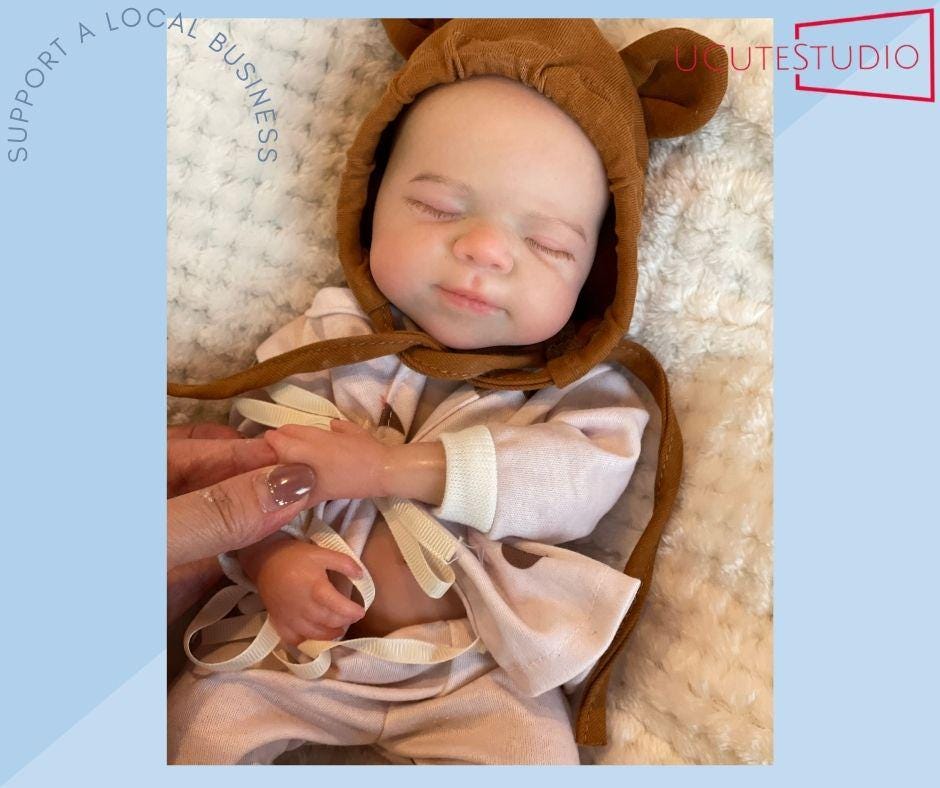 13-Inch Open Mouth Silicone Reborn Baby Doll | Full-Body Soft Platinum Silicone Newborn Girl Doll for Kids | Realistic Pascale Design My Store