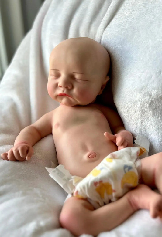 40CM Open Mouth Reborn Dolls Painted Silicone Boy Levi Full Soft Solid Silicone Newborn Baby Dolls Gifts Muñeca Reborn lifelikesiliconereborns.com