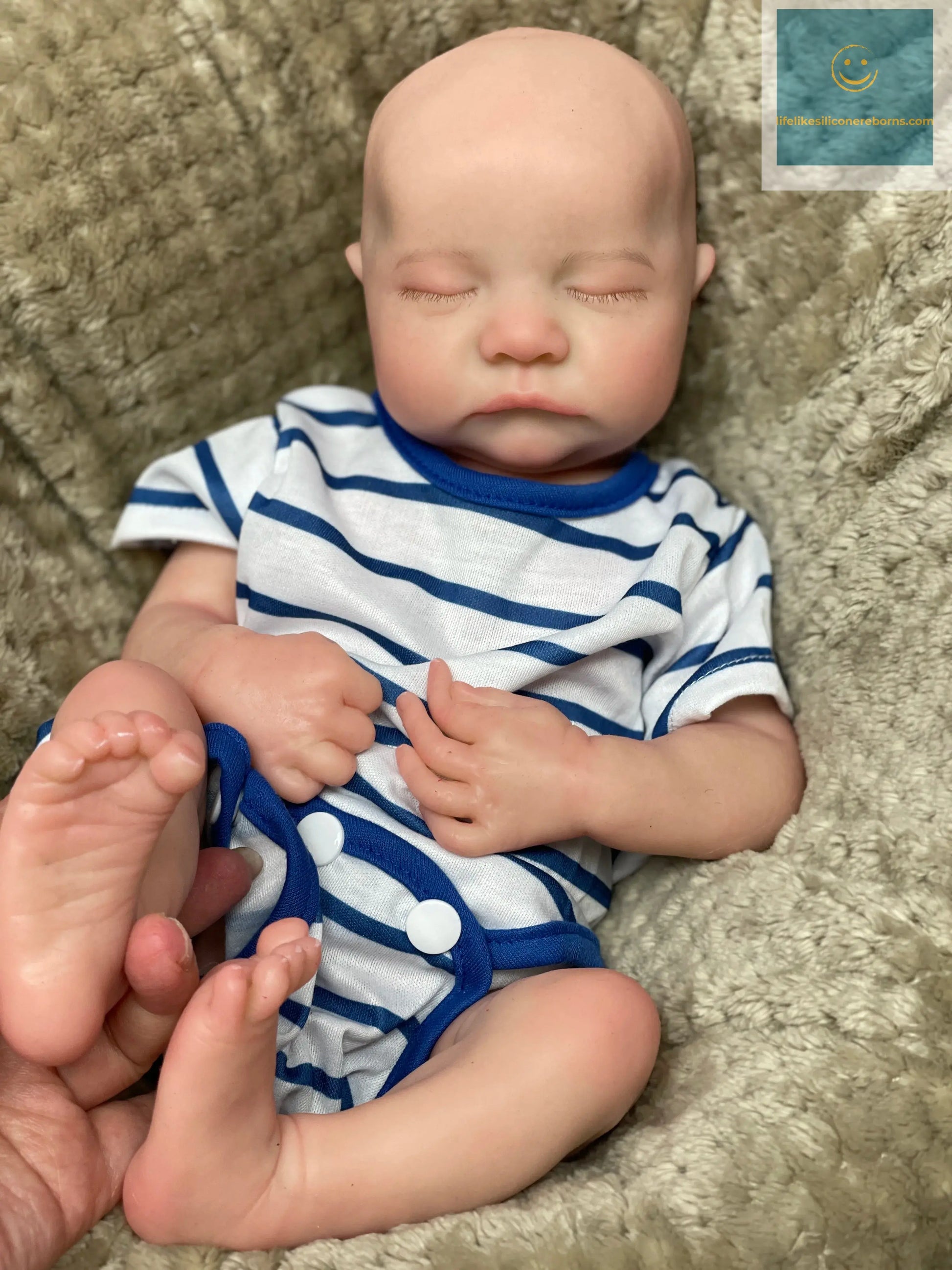 40CM Open Mouth Reborn Dolls Painted/Unpainted Silicone Boy Levi Full Soft Solid Silicone Newborn Baby Dolls Gifts lifelikesiliconereborns.com