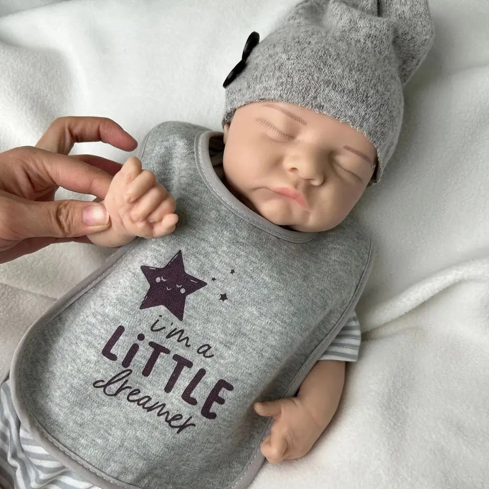 44cm Realistic Silicone Reborn Baby Boy Levi Flexible Body Lifelike Expressions Washable Dolls Providing Companionship Toy Gift lifelikesiliconereborns.com