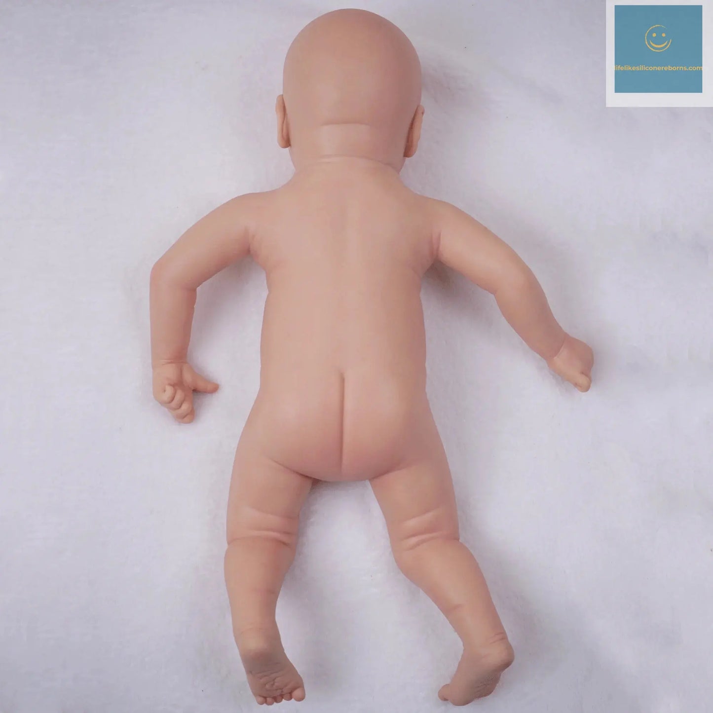 45.5cm all-silicone reborn doll can be made up and dressed up body soft boy, 2.9kg lifelikesiliconereborns.com