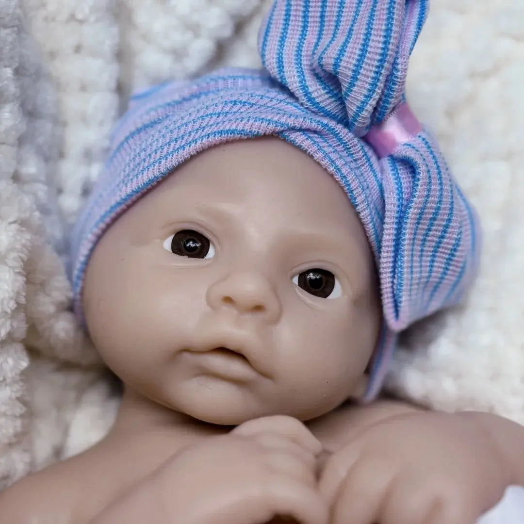 45cm Open Mouth Meadow Solid Silicone bébé reborn Girl With Unpaint Skin Waterproof Newborn Girl Doll Corpo De Silicone Doll lifelikesiliconereborns.com