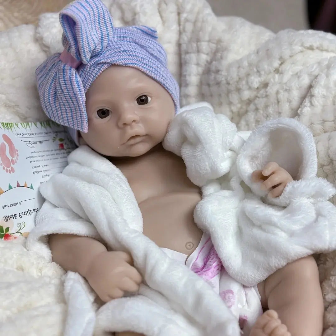 45cm Open Mouth Meadow Solid Silicone bébé reborn Girl With Unpaint Skin Waterproof Newborn Girl Doll Corpo De Silicone Doll lifelikesiliconereborns.com