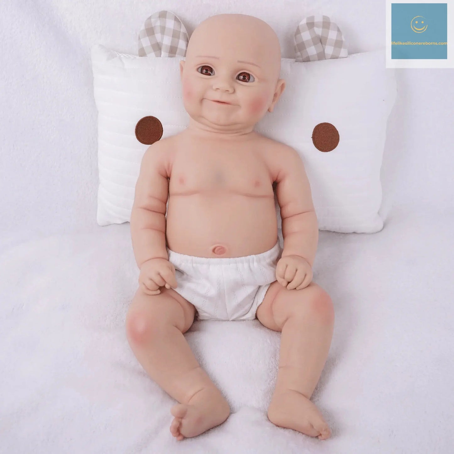 47 cm full silicone reborn doll dressable make-up cute soft girl 4.25 kg lifelikesiliconereborns.com