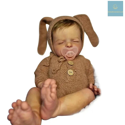 48CM Reborn Baby Doll Luisa Soft Cuddly Lifelike Newborn Sleeping Baby Genesis Paint with Visible Veins Bebe Reborn Reallista lifelikesiliconereborns.com