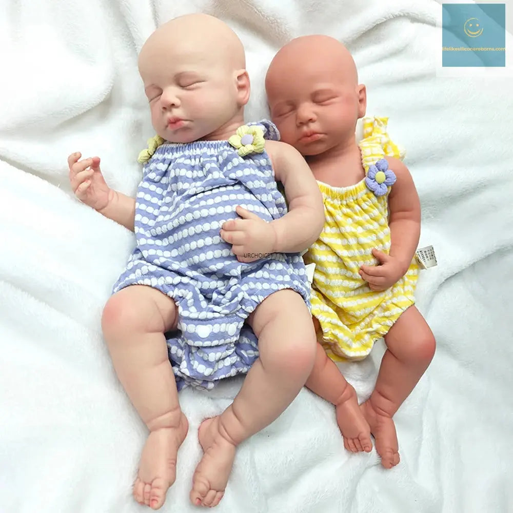 50cm Whole Body Solid Handamde Silicone Reborn Baby Girl Loulou Soft Touch Feeling Realistic Washable Doll Kids Toy lifelikesiliconereborns.com