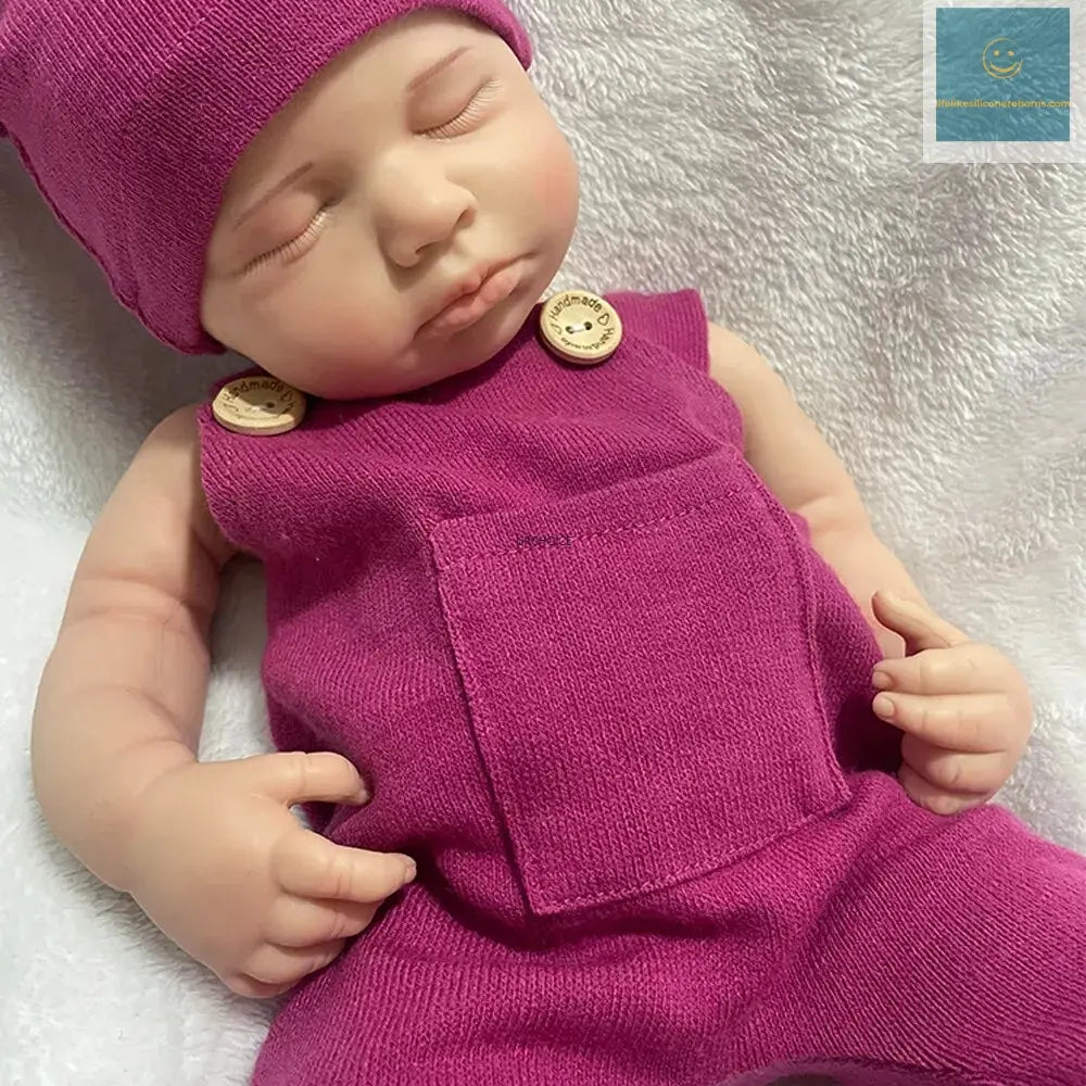 50cm Whole Body Solid Handamde Silicone Reborn Baby Girl Loulou Soft Touch Feeling Realistic Washable Doll Kids Toy lifelikesiliconereborns.com