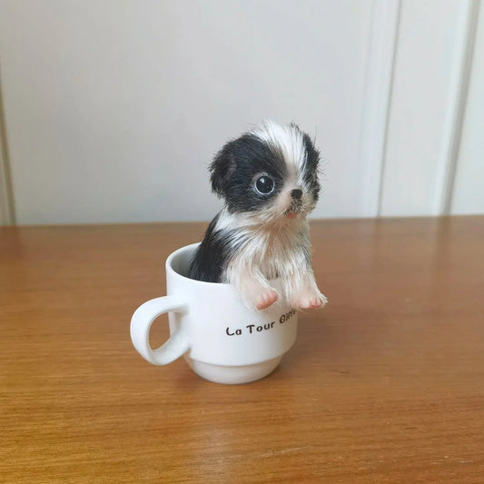5’’ AVANI DOLL Cute Silicone Baby Puppy Full Body Silicone Mini Dog lifelikesiliconereborns.com