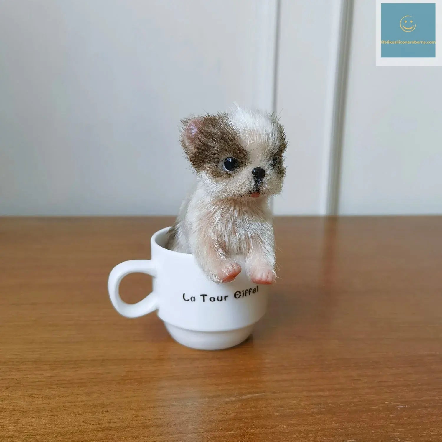 5’’ AVANI DOLL Cute Silicone Baby Puppy Full Body Silicone Mini Dog lifelikesiliconereborns.com