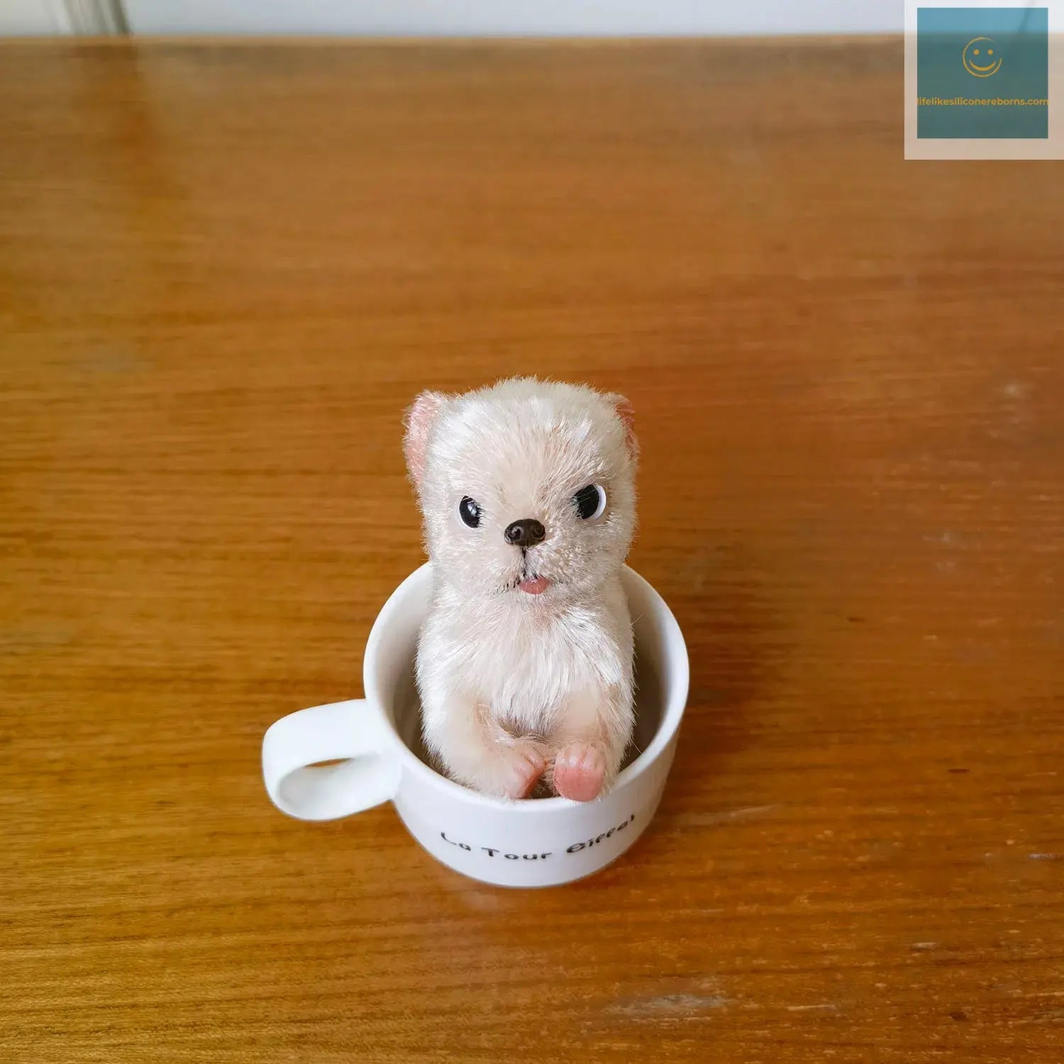 5’’ AVANI DOLL Cute Silicone Baby Puppy Full Body Silicone Mini Dog lifelikesiliconereborns.com