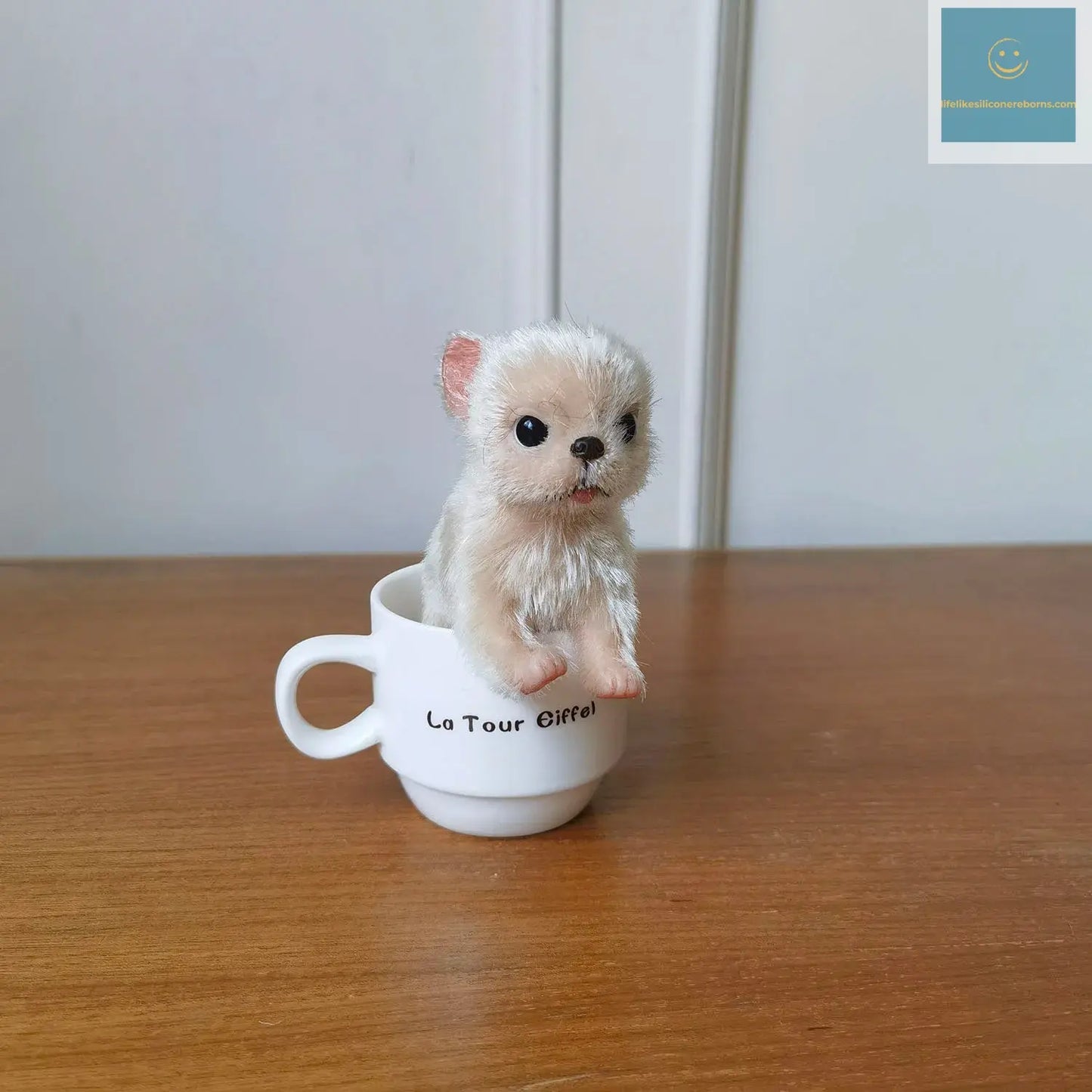 5’’ AVANI DOLL Cute Silicone Baby Puppy Full Body Silicone Mini Dog lifelikesiliconereborns.com