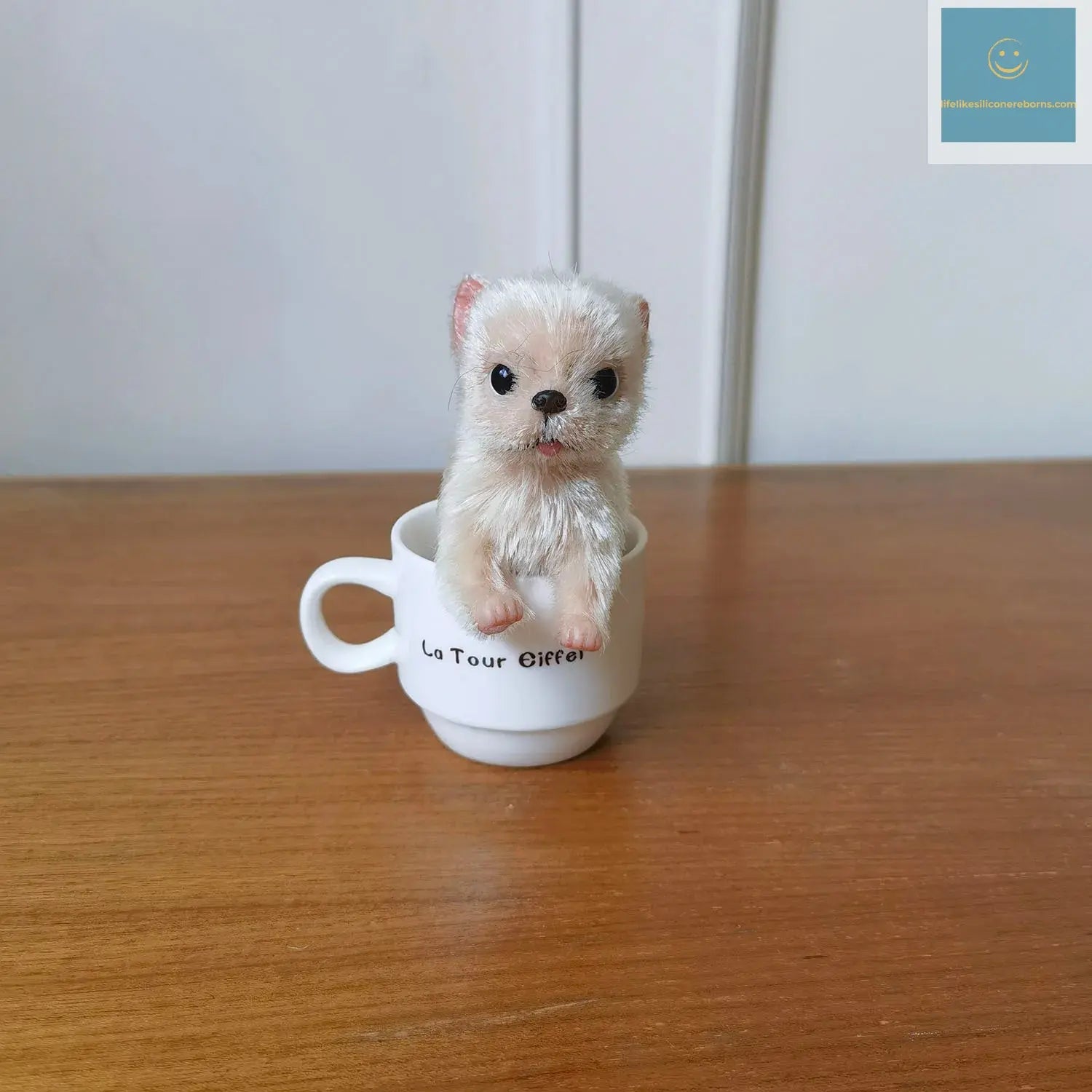 5’’ AVANI DOLL Cute Silicone Baby Puppy Full Body Silicone Mini Dog lifelikesiliconereborns.com