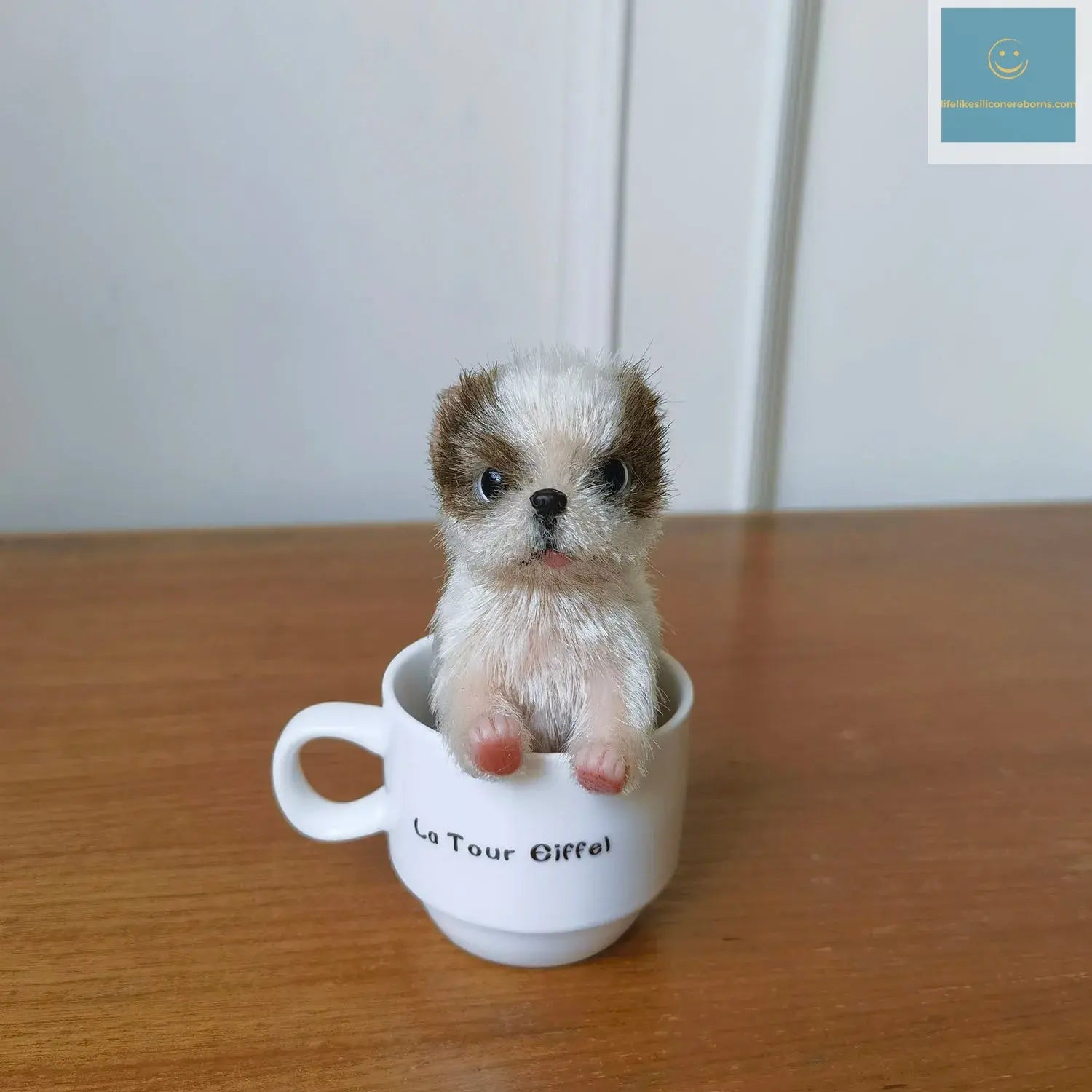 5’’ AVANI DOLL Cute Silicone Baby Puppy Full Body Silicone Mini Dog lifelikesiliconereborns.com