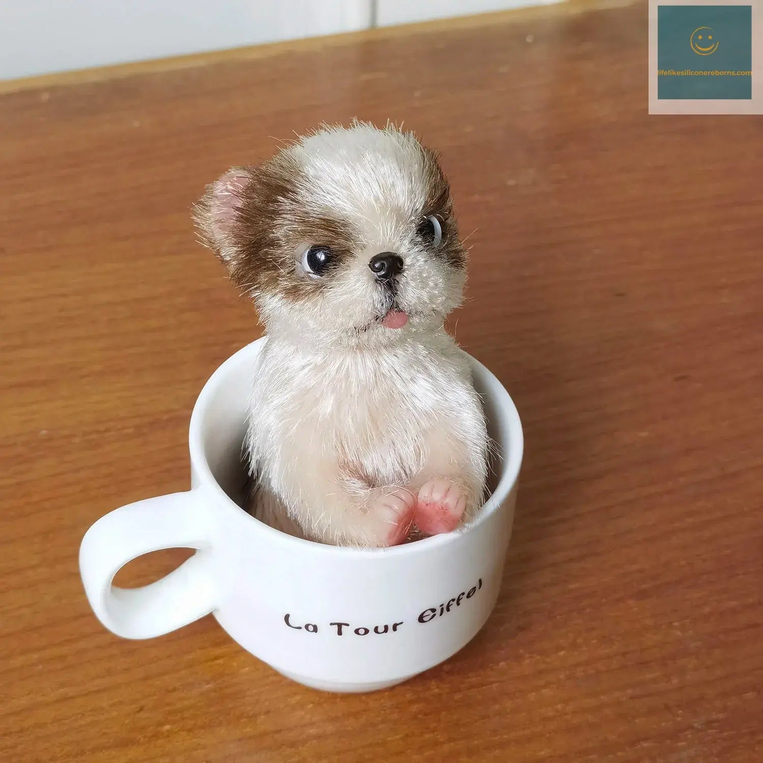 5’’ AVANI DOLL Cute Silicone Baby Puppy Full Body Silicone Mini Dog lifelikesiliconereborns.com