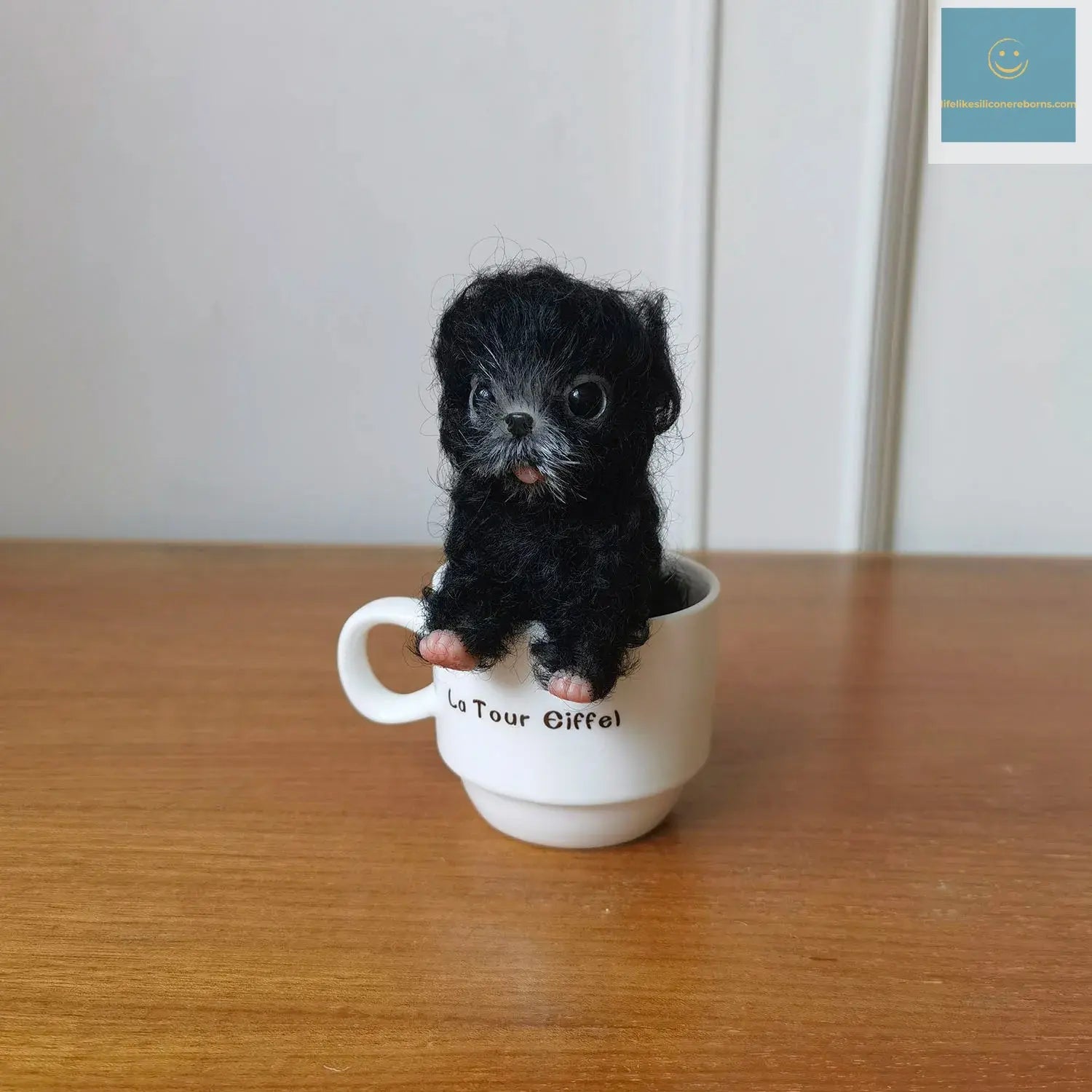 5’’ AVANI DOLL Cute Silicone Baby Puppy Full Body Silicone Mini Dog lifelikesiliconereborns.com