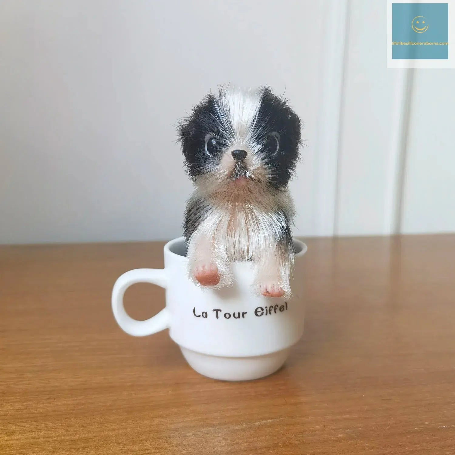 5’’ AVANI DOLL Cute Silicone Baby Puppy Full Body Silicone Mini Dog lifelikesiliconereborns.com