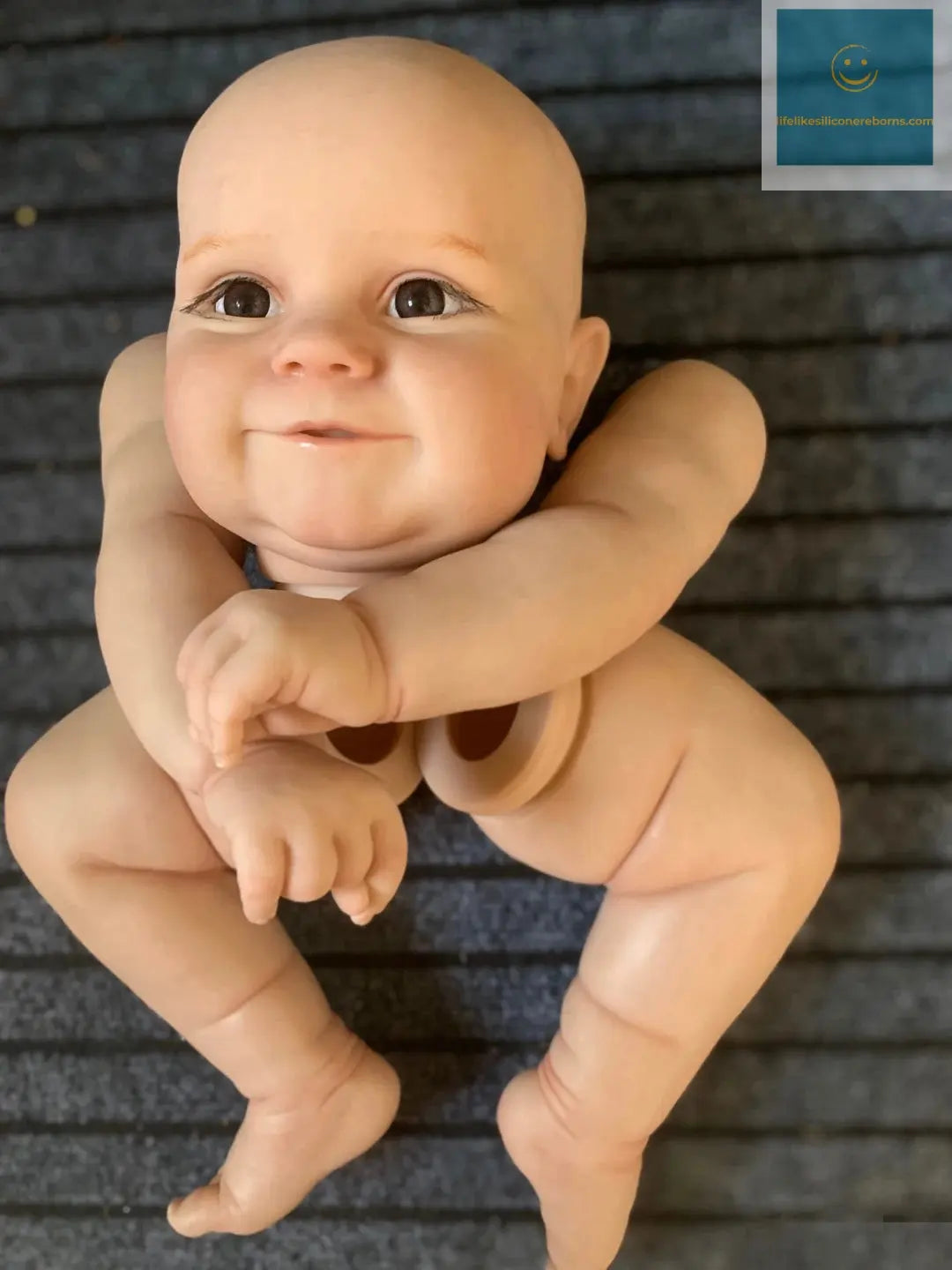 60CM Huge Size Reborn Doll Kit Maddie Baby Reborn Toddler with painted Doll Kit Mold lifelikesiliconereborns.com