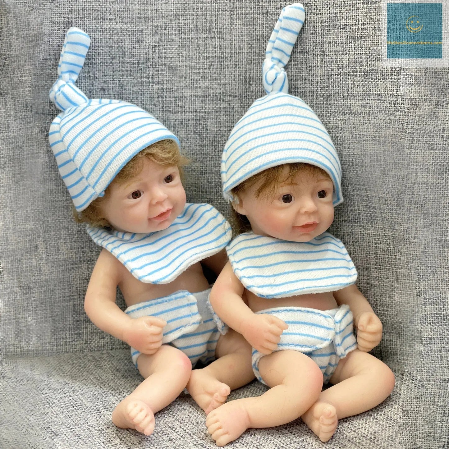 6Inch Mini Palm Full Solid Silicone Bebe Reborn Handmade Realistic Reborn Baby Dolls Lifelike Pеборн Mальчик Cпящий lifelikesiliconereborns.com