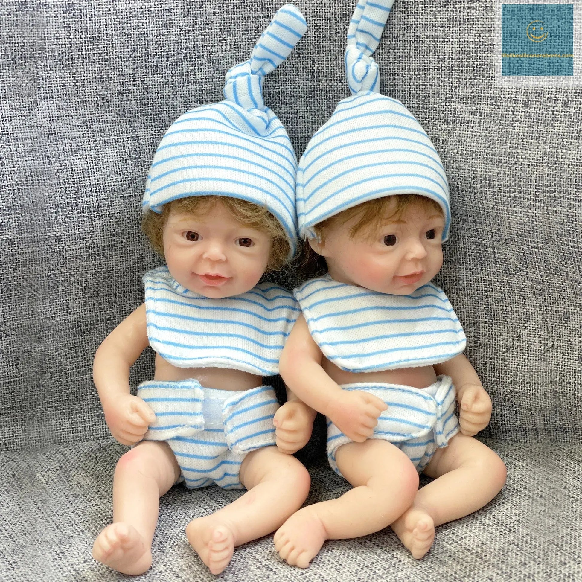6Inch Mini Palm Full Solid Silicone Bebe Reborn Handmade Realistic Reborn Baby Dolls Lifelike Pеборн Mальчик Cпящий lifelikesiliconereborns.com