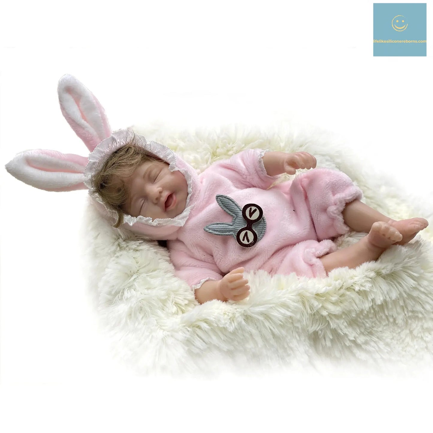 6Inch Mini Palm Full Solid Silicone Bebe Reborn Handmade Realistic Reborn Baby Dolls Lifelike Pеборн Mальчик Cпящий lifelikesiliconereborns.com