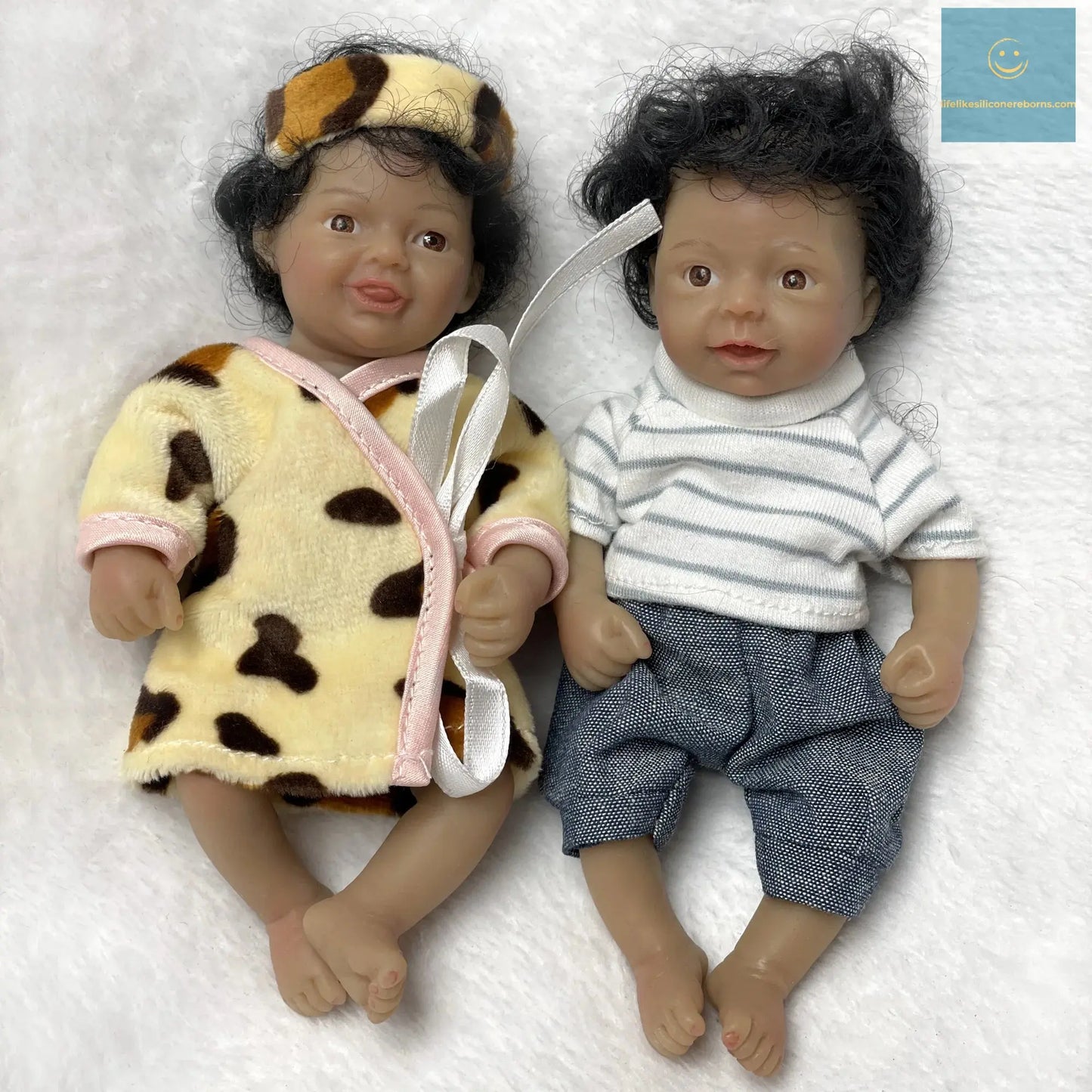 6Inch Mini Palm Full Solid Silicone Bebe Reborn Handmade Realistic Reborn Baby Dolls Lifelike Pеборн Mальчик Cпящий lifelikesiliconereborns.com