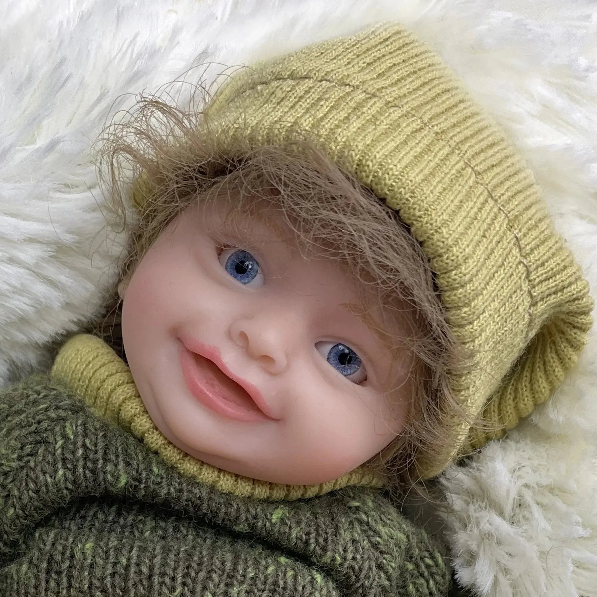 6Inch Mini Palm Full Solid Silicone Bebe Reborn Handmade Realistic Reborn Baby Dolls Lifelike Pеборн Mальчик Cпящий lifelikesiliconereborns.com
