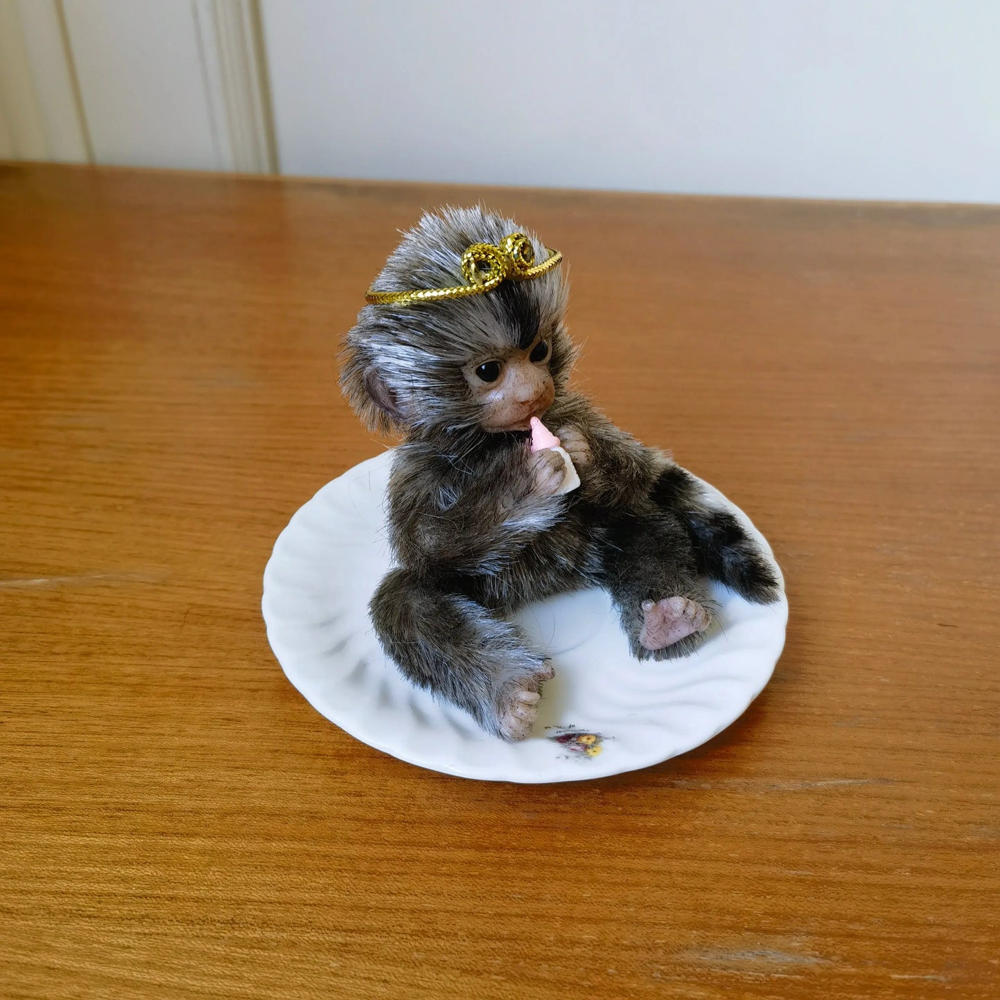 6’’ AVANI DOLL Full Body Silicone Monkey Drinking Milk Monkey Cute Sitting Monkey lifelikesiliconereborns.com