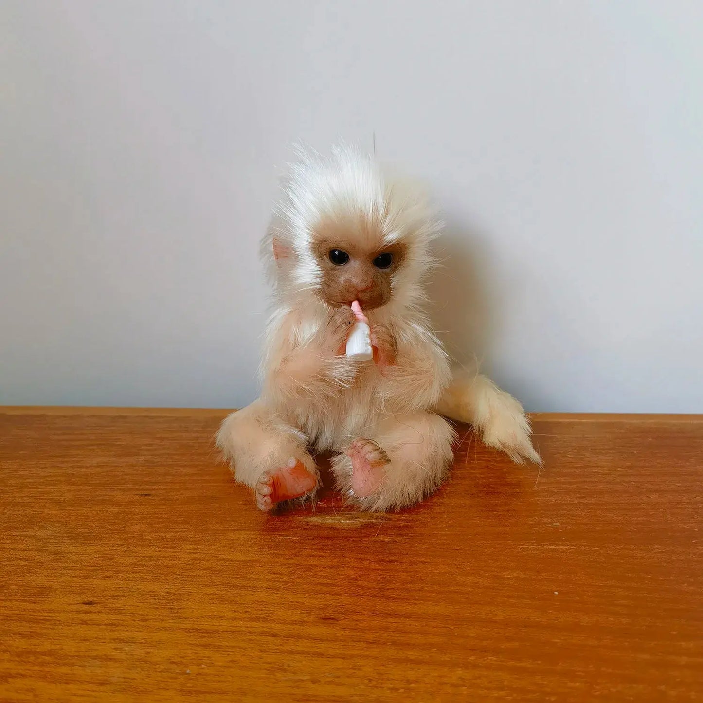 6’’ AVANI DOLL Full Body Silicone Monkey Drinking Milk Monkey Cute Sitting Monkey lifelikesiliconereborns.com