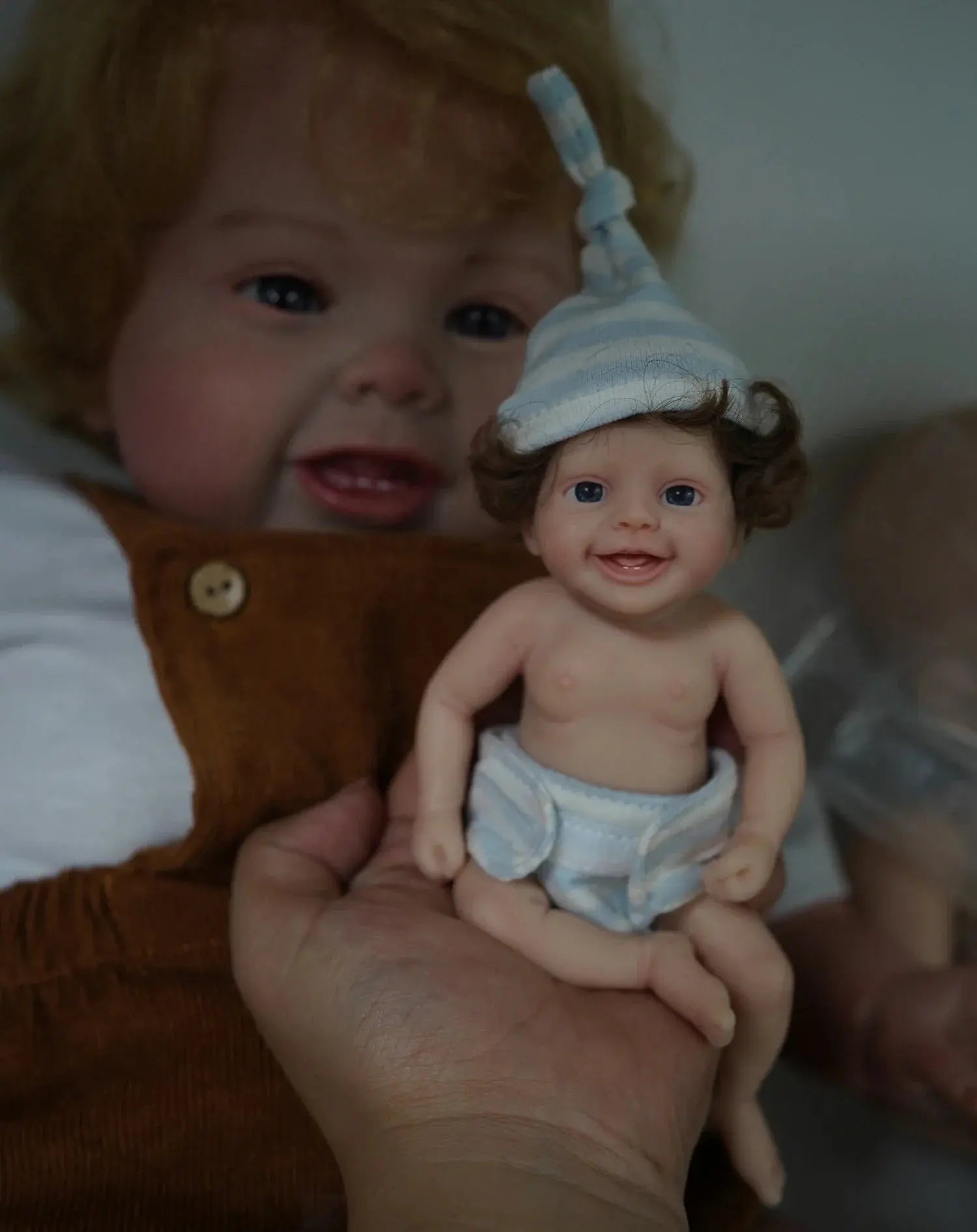6" Micro Preemie Full Body Silicone Big Eyes Bady Doll "Mason" and "Mila"Lifelike Mini Reborn Doll Surprice Children Anti-Stress lifelikesiliconereborns.com
