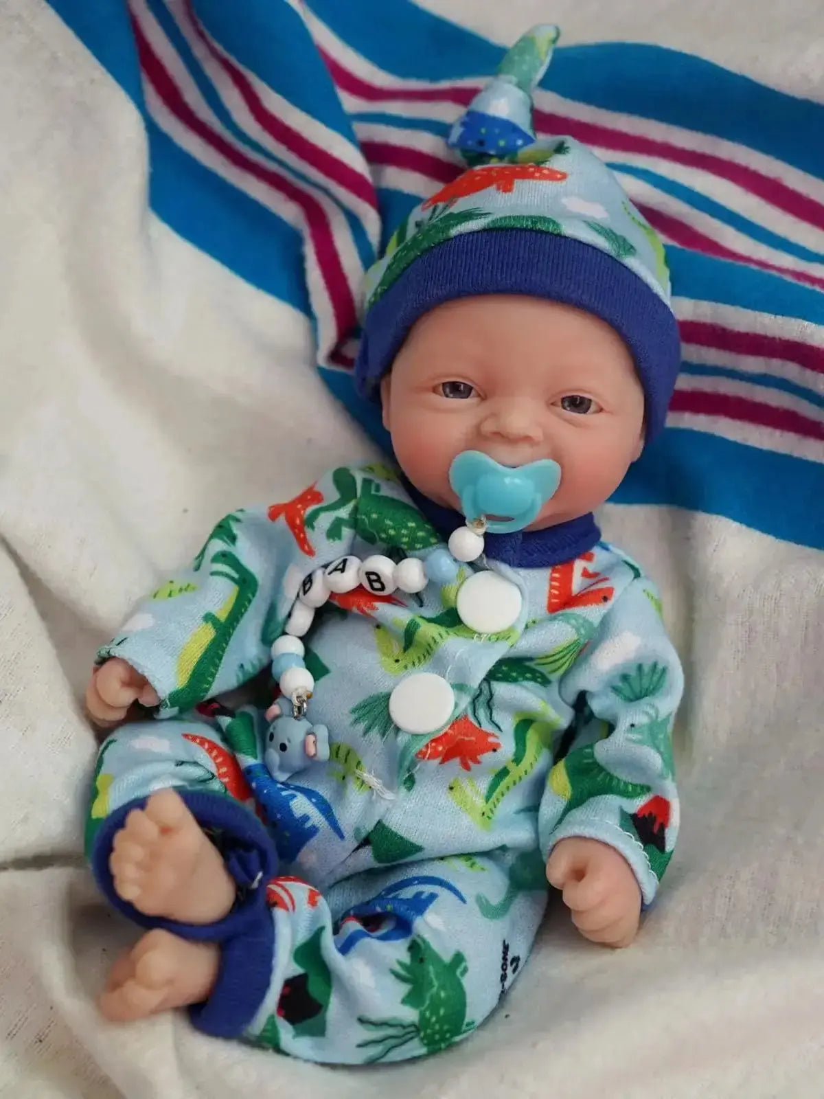 7 Inch Mini Reborn Baby Dolls,Silicone Full Body Baby Soft Skin Realistic Baby Doll with Feeding Accessories Gift Box(Boy/gril) lifelikesiliconereborns.com